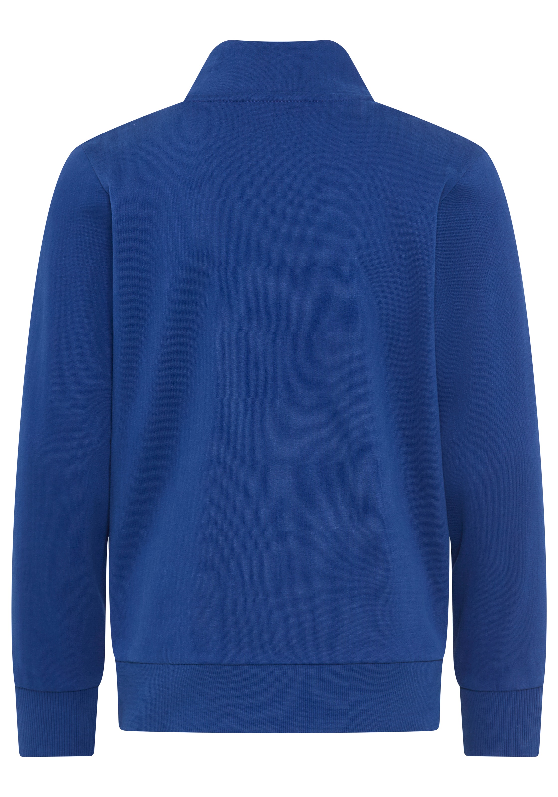 Scout Sweatshirt »Troyer, Zip-Sweatshirt - NEU von SCOUT«, mit Reißverschluss am Kragen, mit Rippbündchen an Ärmeln
