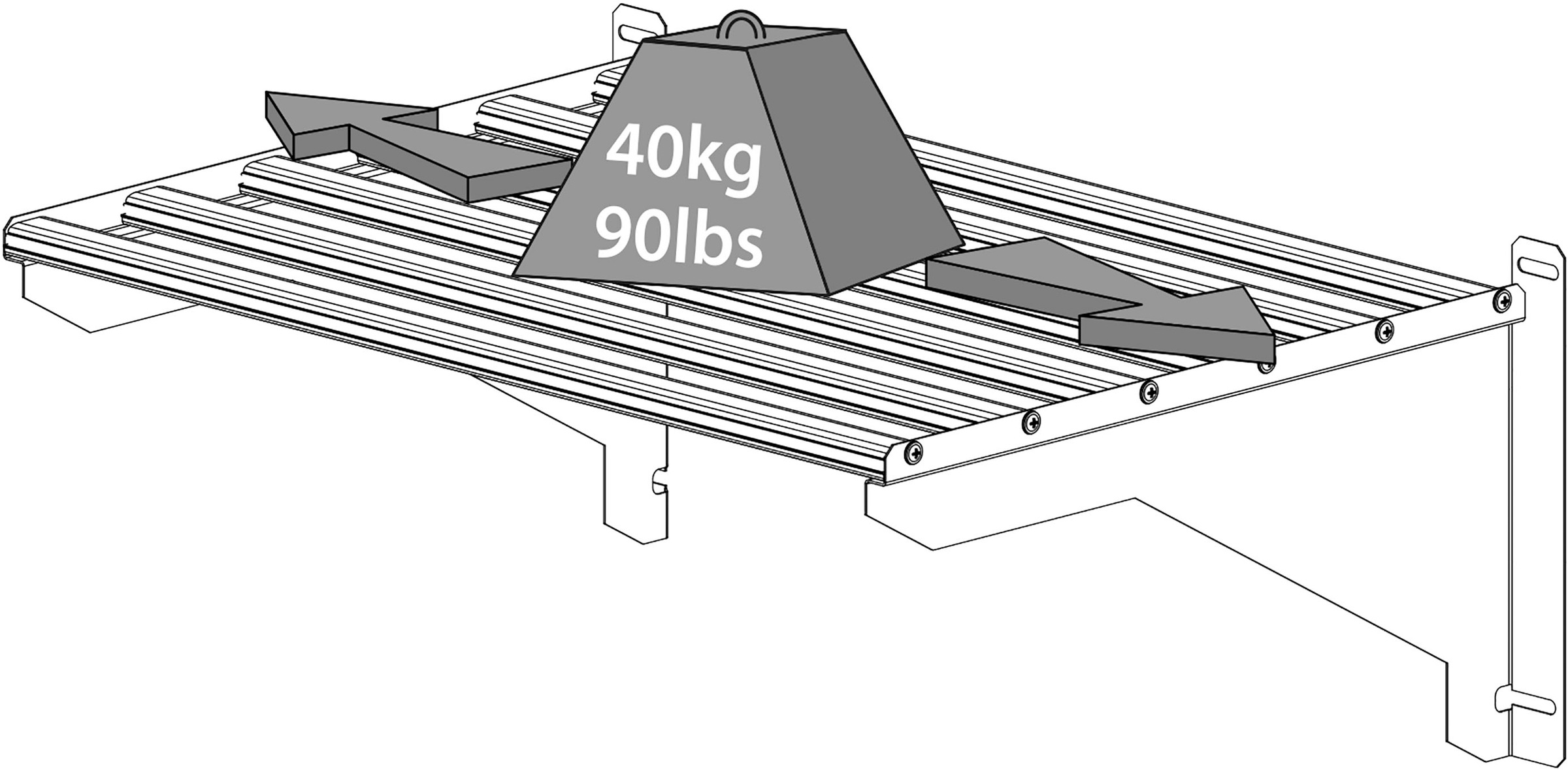 Palram - Canopia Anbauregal »Schwerlastregal aus Stahl« Gewächshaus-Regalbausatz