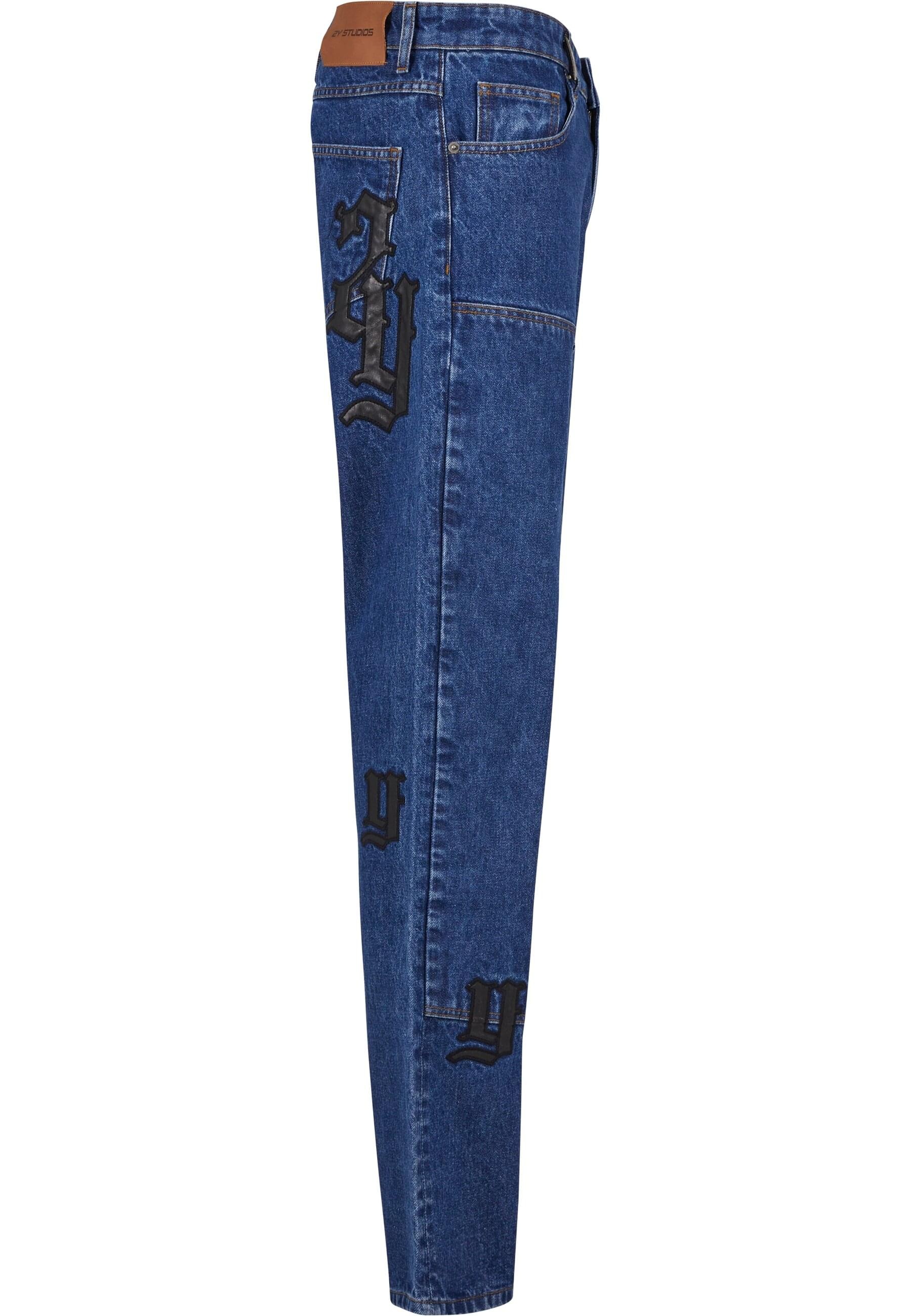 2Y Studios Bequeme Jeans »2Y Studios Manas Logo Carpenter Straight Jeans«