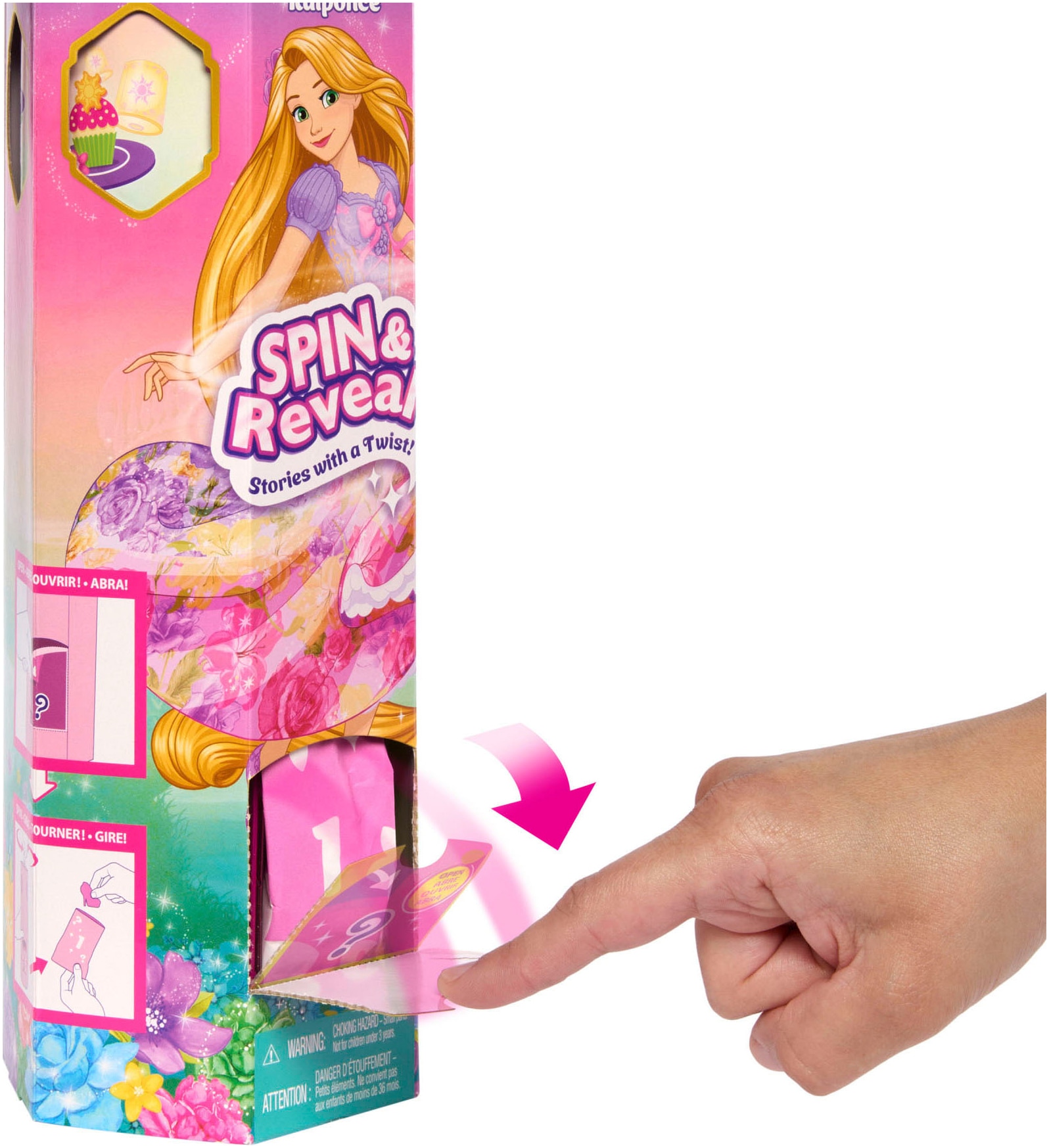 Mattel® Anziehpuppe »Disney Princess Spin & Reveal Rapunzel«