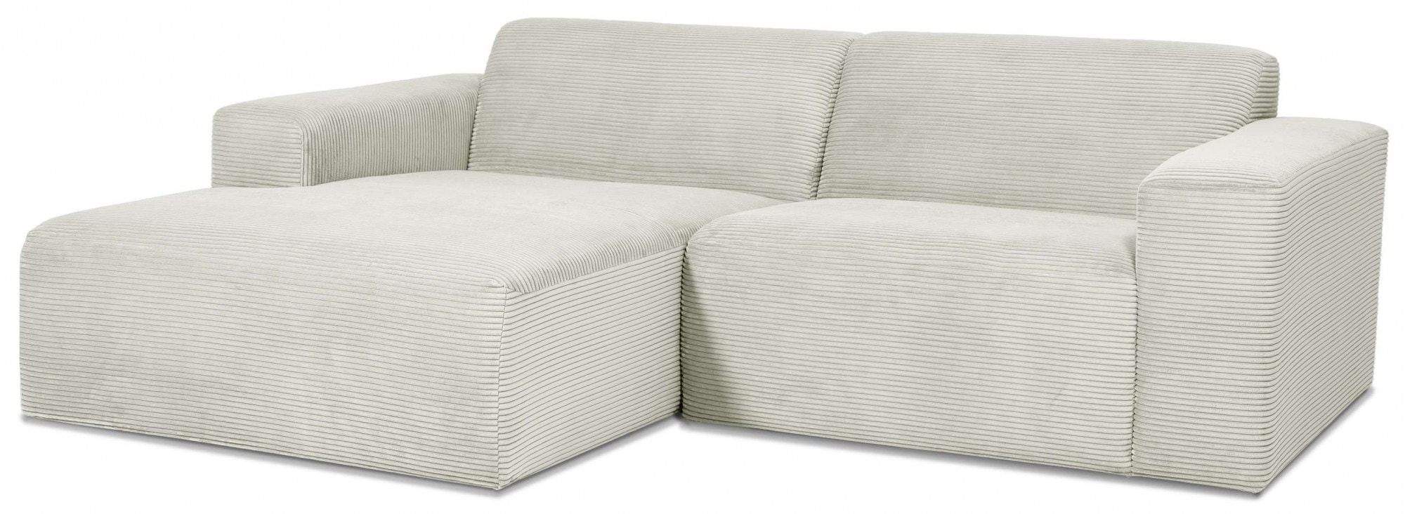 INOSIGN Ecksofa »Koa,228cm, L-Form, Modulsofa, Webstoff, Cord«, Designsofa in Cord, weicher Lounge-Sitzkomfort
