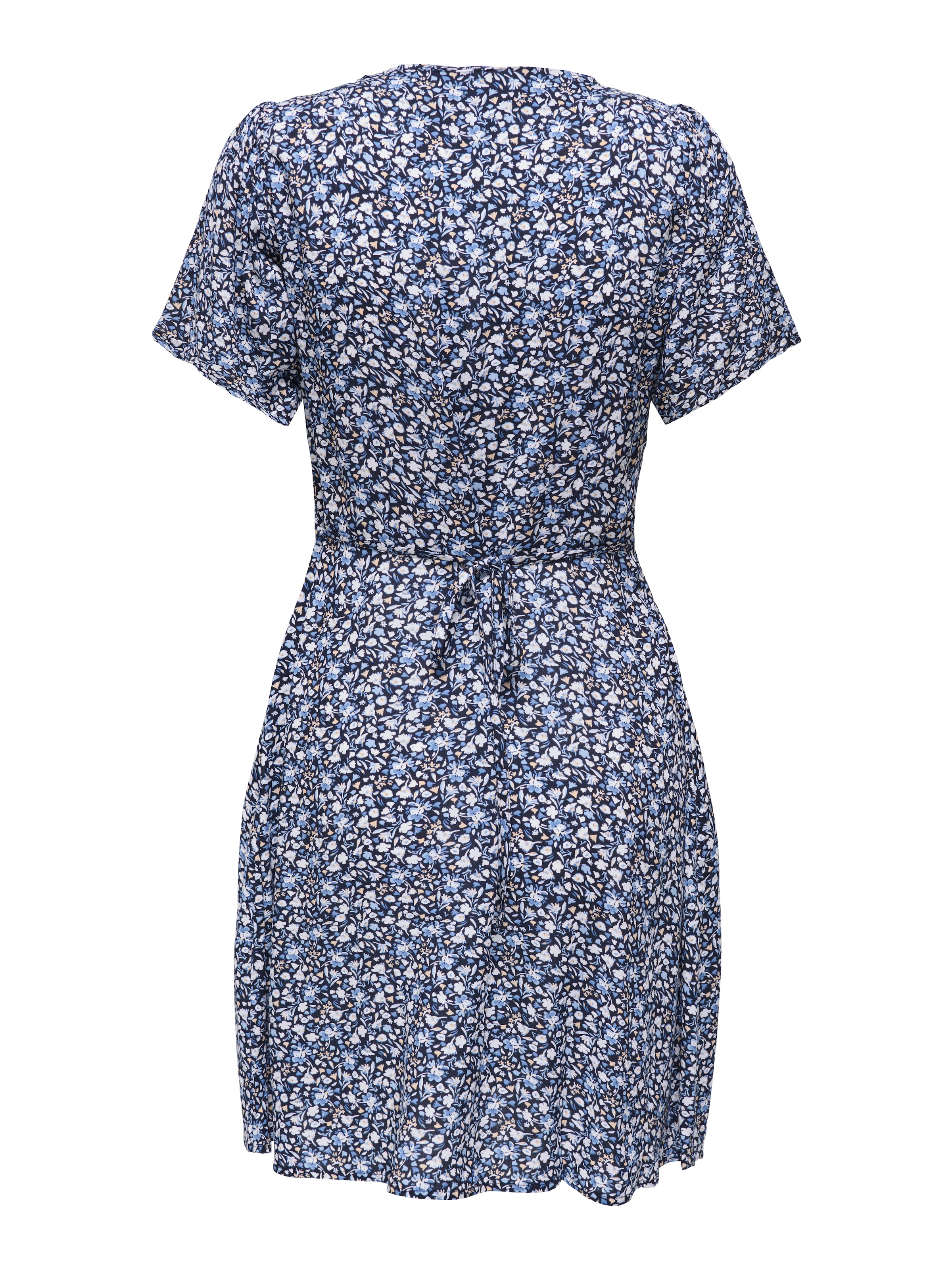 ONLY Minikleid »ONLEVIDA S/S SHORT DRESS WVN NOOS« Viskose, regular fit, V-Ausschnitt