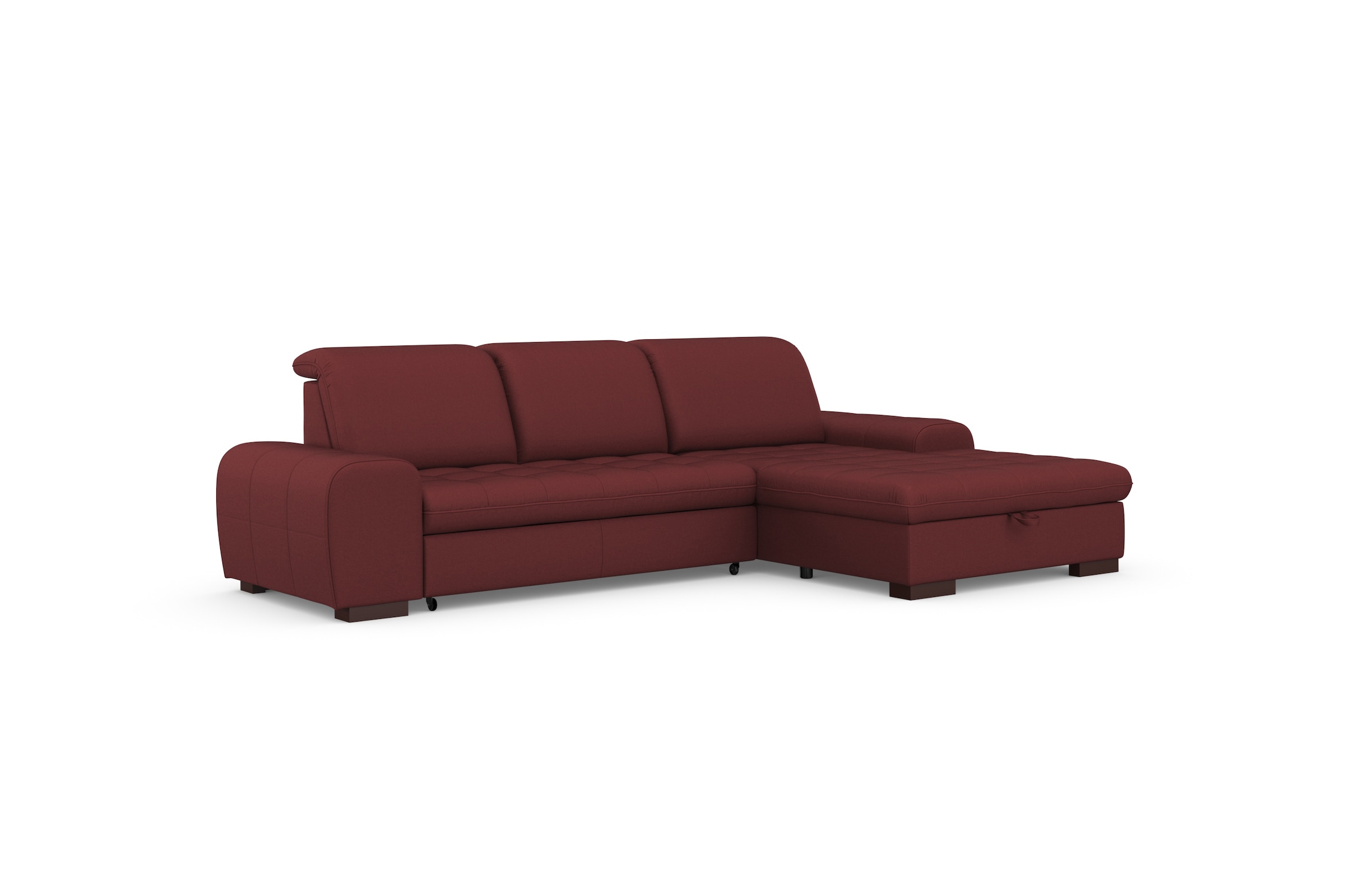 sit&more Ecksofa »Luxor L-Form«, wahlweise mit Bettfunktion, Bettkasten und Kopfteilverstellung