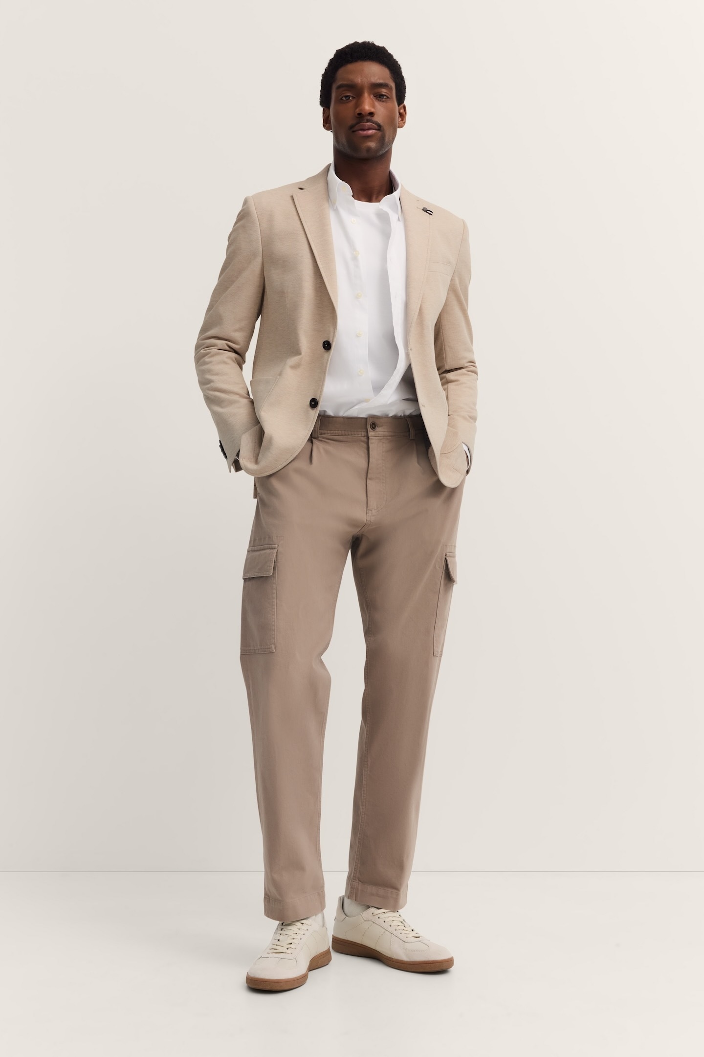 bugatti Sakko »Modern Fit«, Jersey Stretch mit Taschen