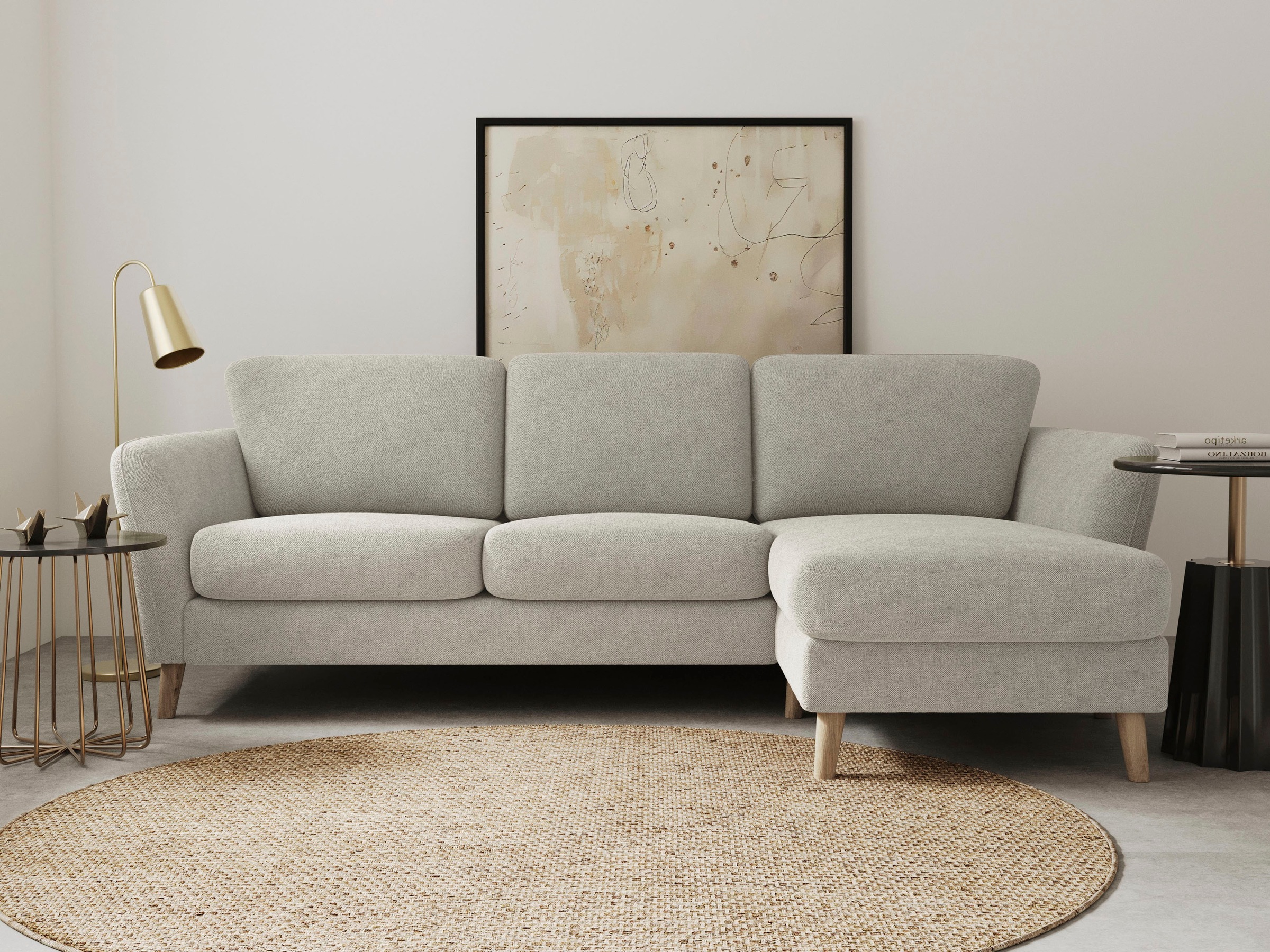 Home affaire Ecksofa »MARSEILLE (242/152cm),L-Form, Rec. rechts/links« Mass günstig online kaufen