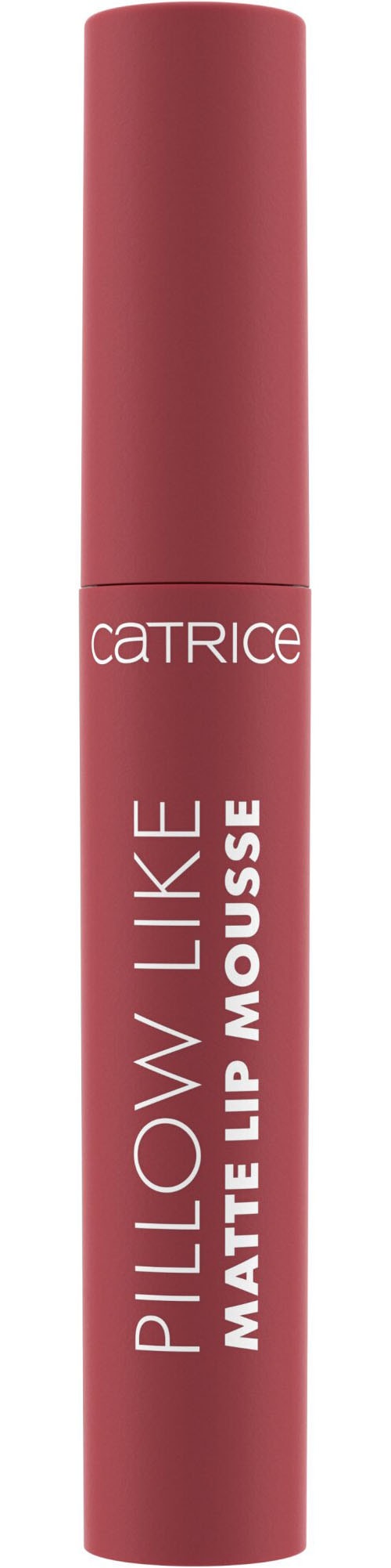 Catrice Lippenstift »PILLOW LIKE MATTE LIP MOUSSE« Soft-Focus-Effekt für perfekt gepflegte Lippen, kein Lipliner nötig