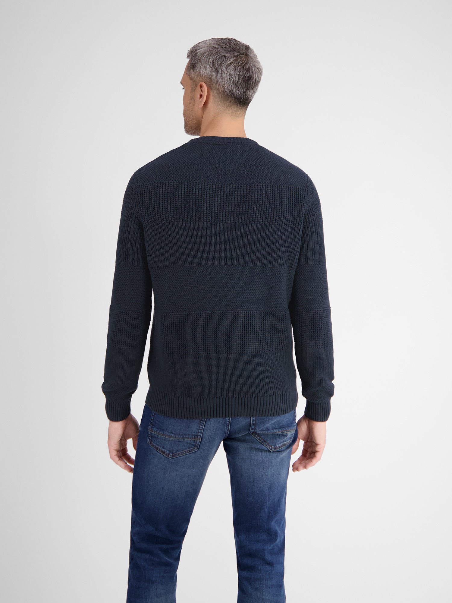 LERROS Strickpullover »LERROS Herren Pullover in Strukturstrickqualität«