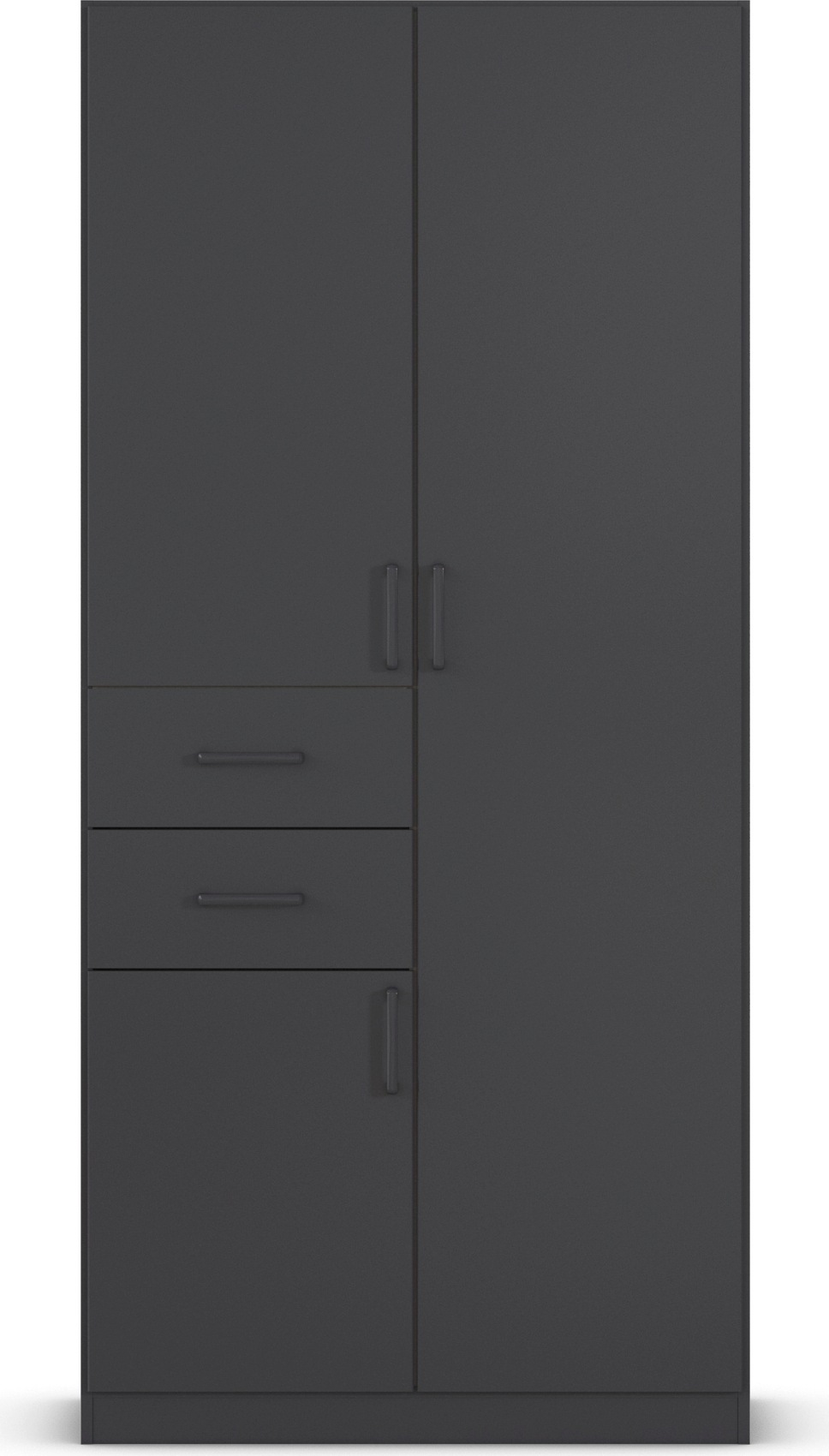rauch Drehtürenschrank »Kleiderschrank Schrank Garderobe MAIKA mit Dekor-Front«, 2 Schubladen, in verschiedenen Breiten, Höhen, Farben, MADE IN GERMANY