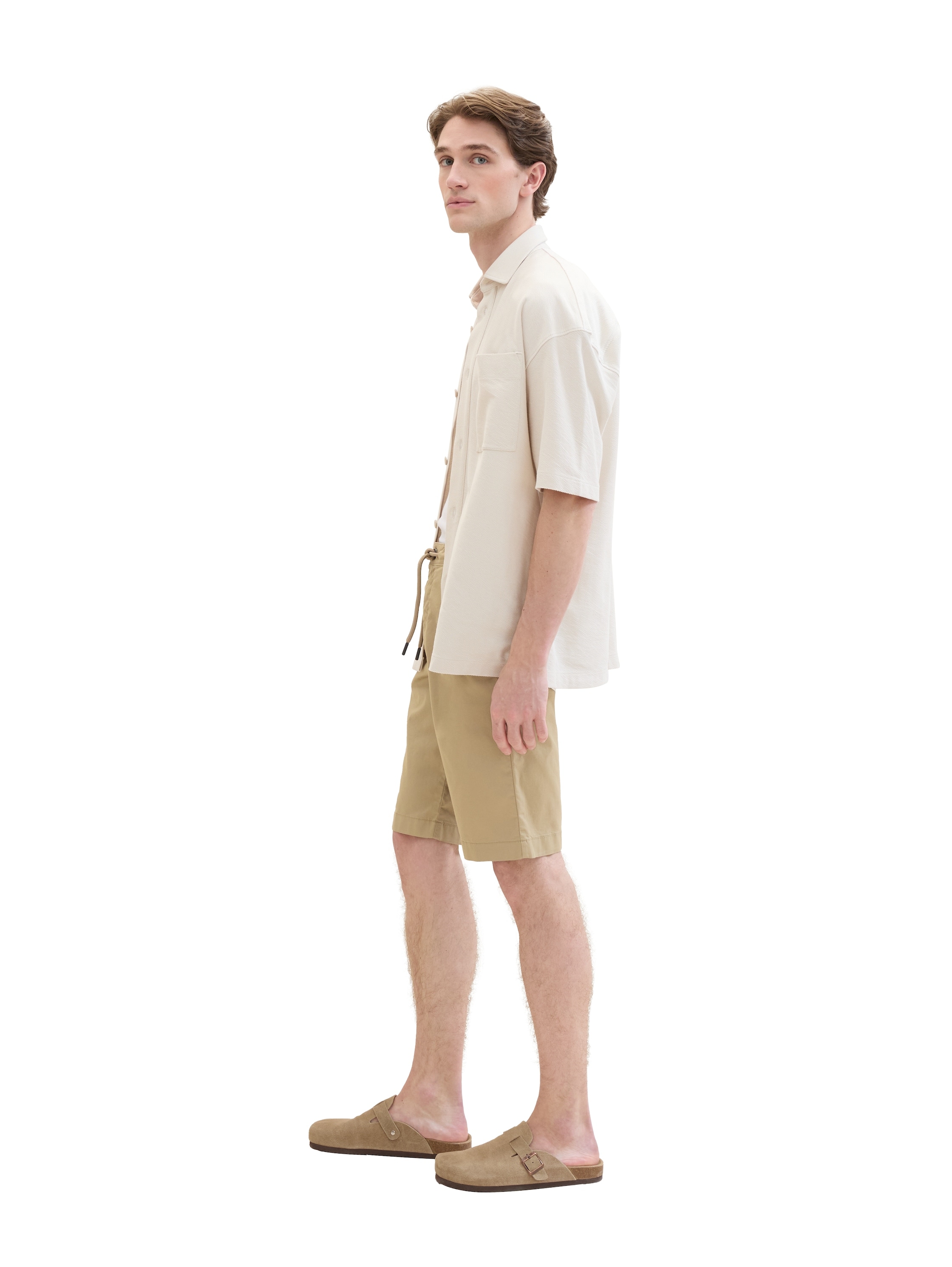 TOM TAILOR Bermudas, Sommerhose mit Tech Material