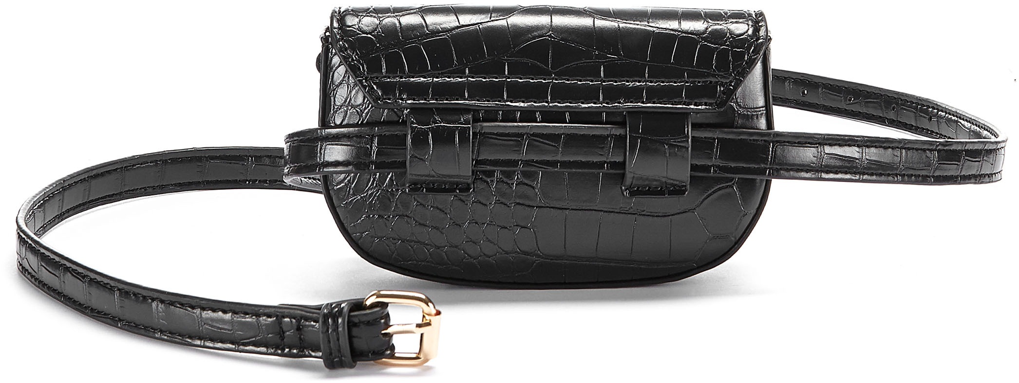 LASCANA Bauchtasche »Gürteltasche«, in Kroko-Optik, CrossBody,Brusttasche, Hüfttasche VEGAN