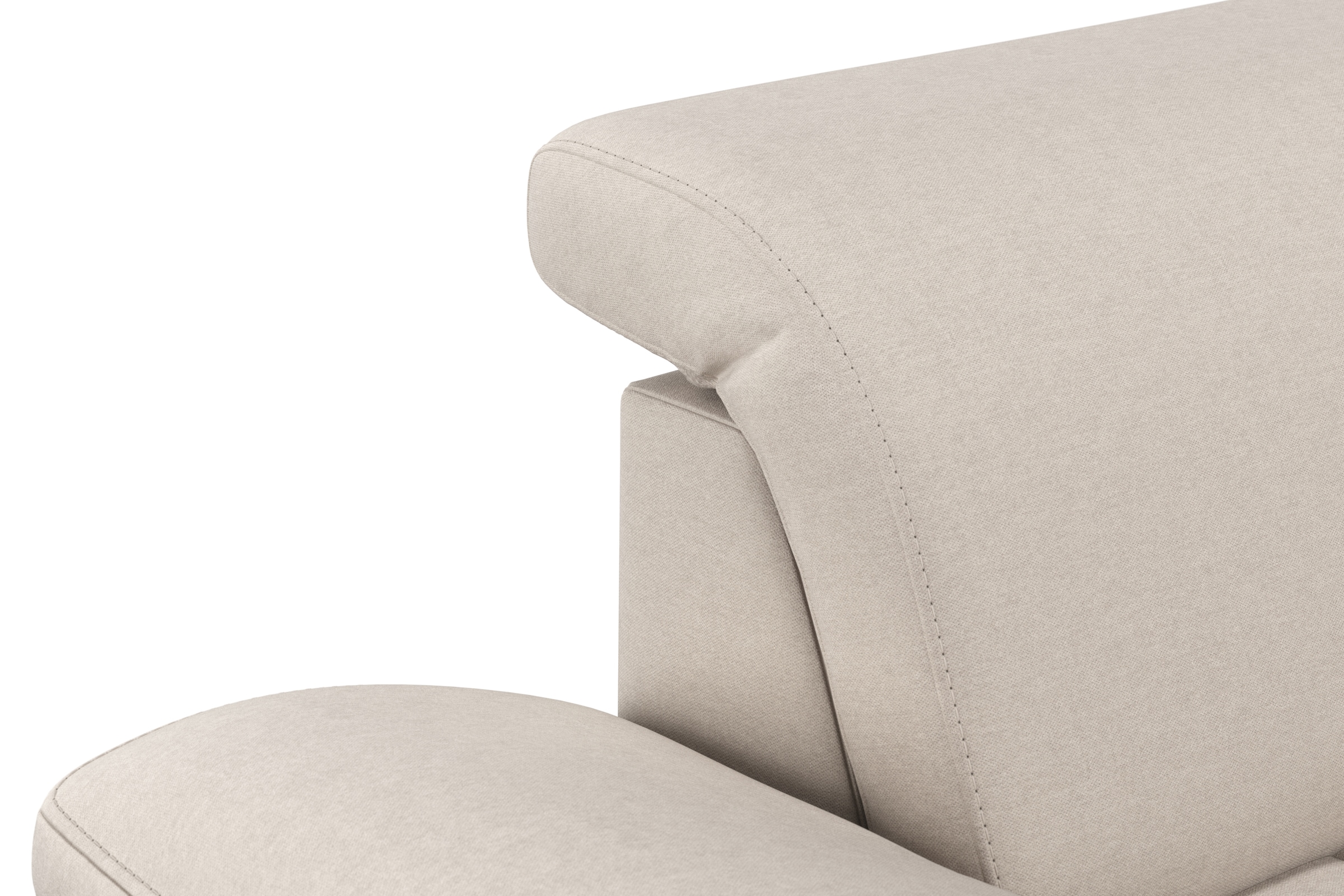 sit&more Ecksofa »Cool L-Form«, wahlweise mit Kopfteilverstellung und Vorziehsitz motorisch