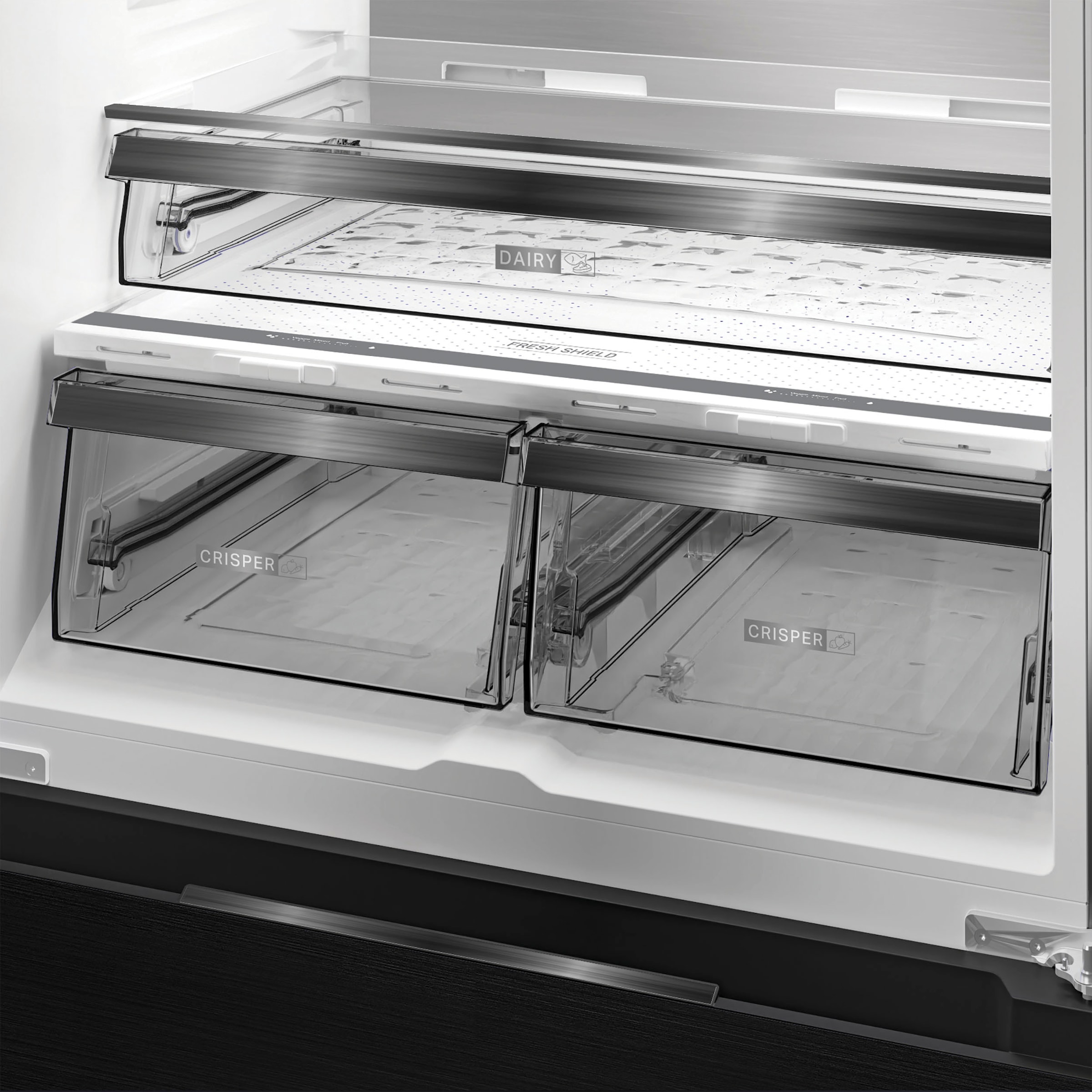 BAUKNECHT French Door KGDD NF 1820XLD BL »KGDD NF 1820XLD BL«