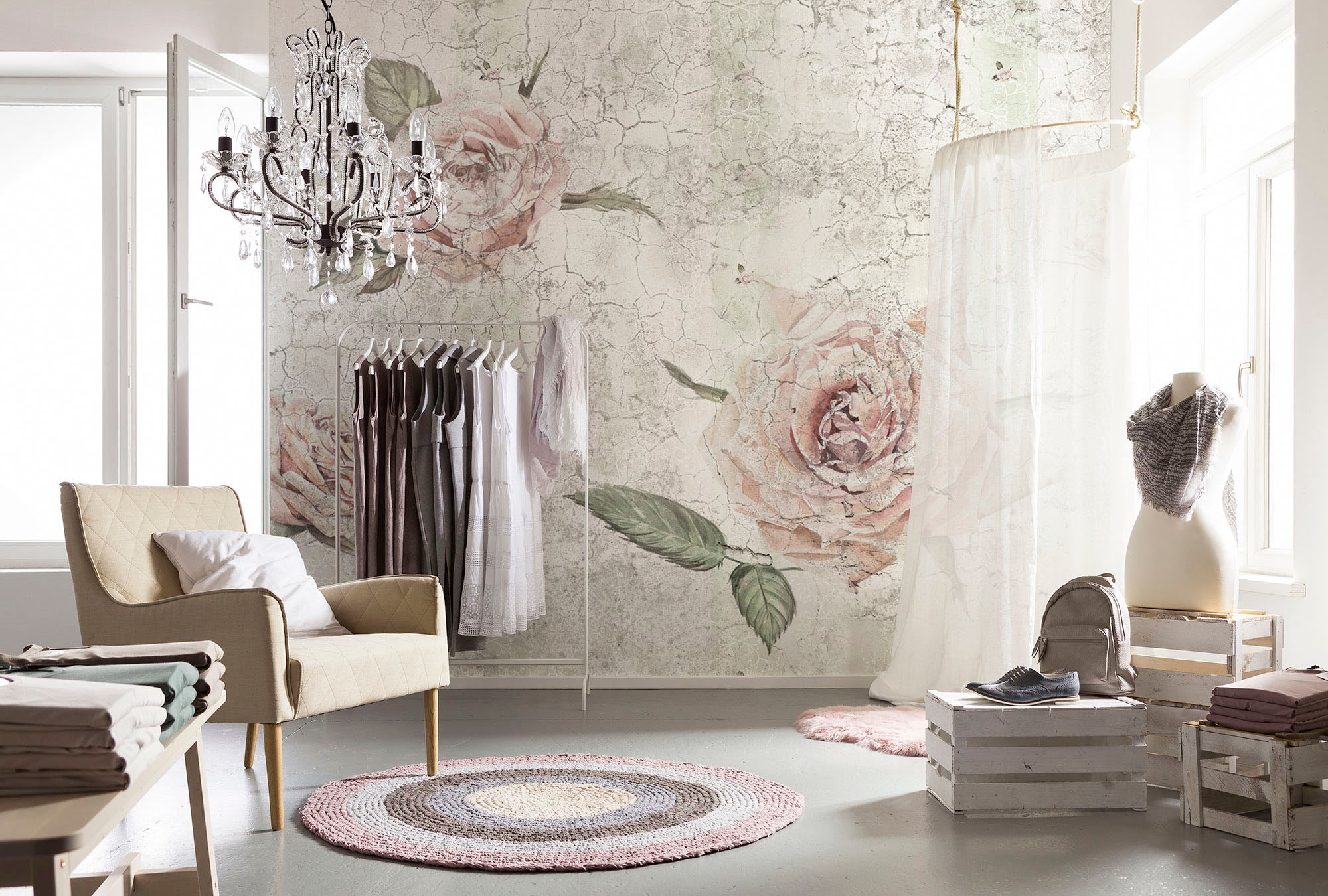 Komar Vliestapete »Digitaldruck Vlies - Tantinet - Größe 400 x 260 cm«, bedruckt, Wohnzimmer, Schlafzimmer