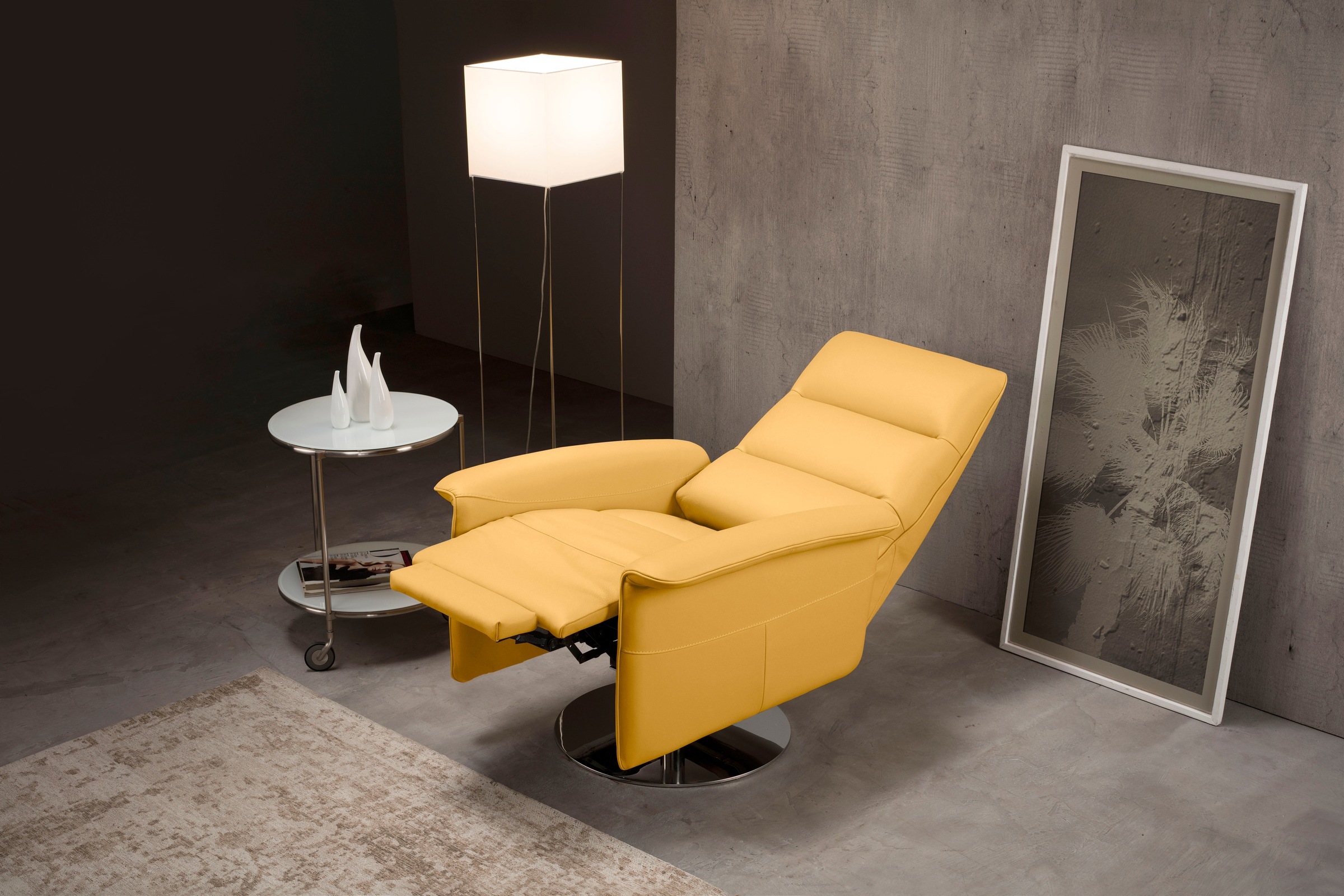 Egoitaliano Sessel »Kelly Designsessel«, drehbar, manuelle Relaxfunktion mi günstig online kaufen