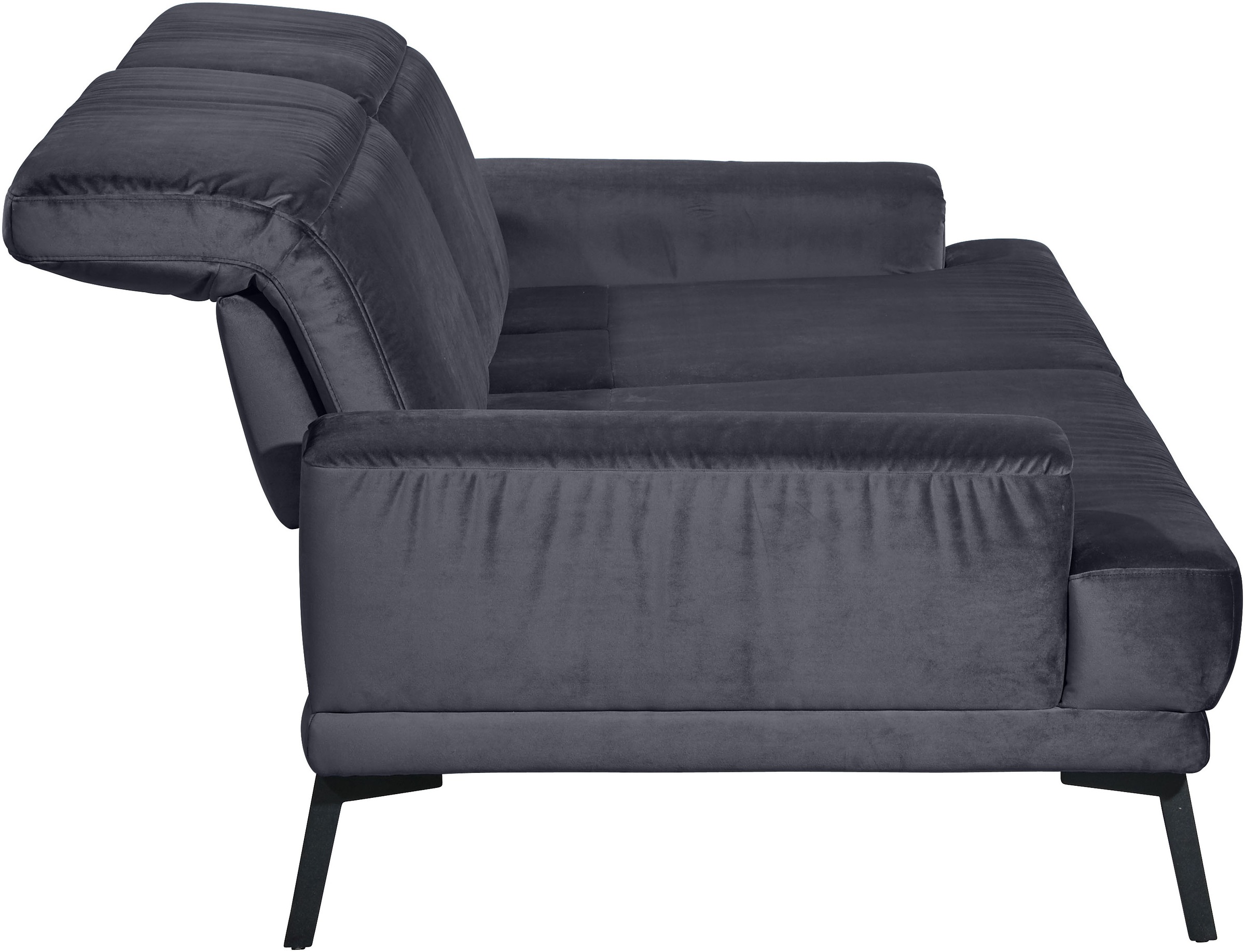 Musterring 2-Sitzer »MR 4580«, inkl. Kopf- und Sitztiefenverstellung, Fuß schwarz, B198 x T103 cm