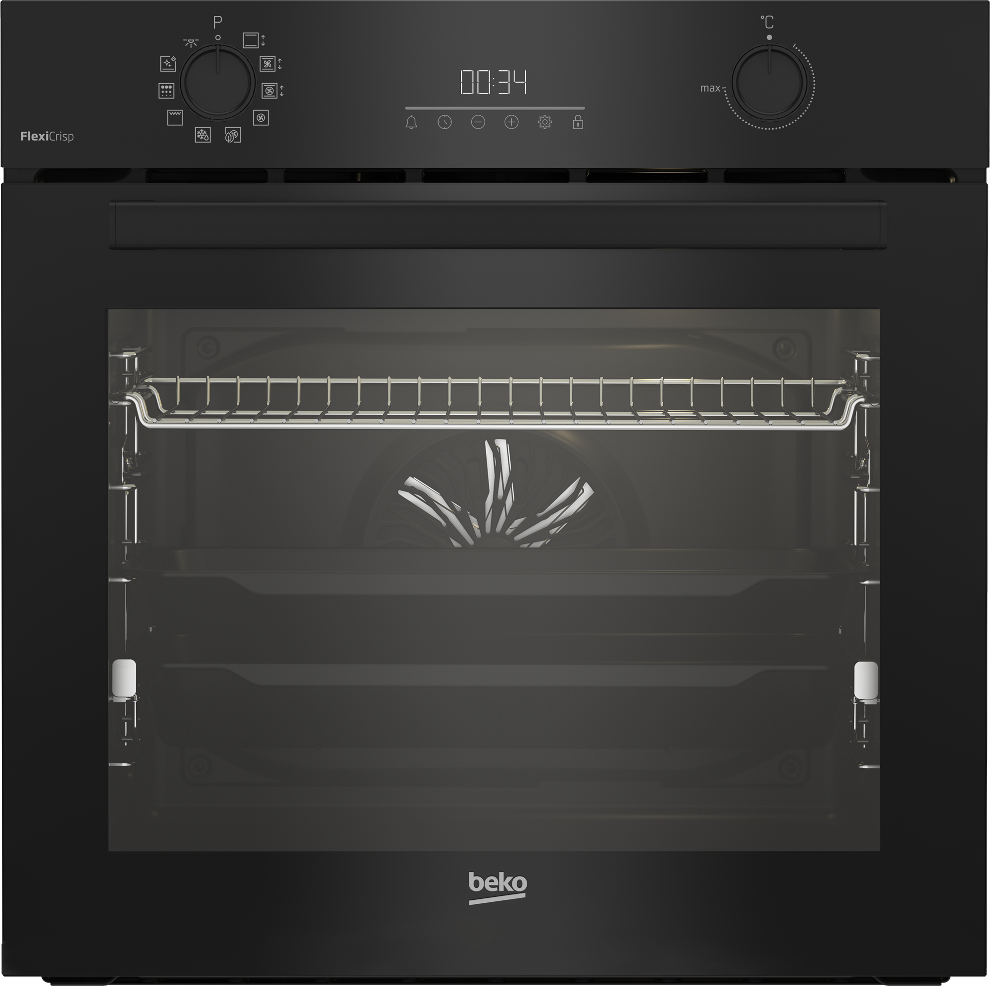 BEKO Einbaubackofen  »BBIM17300BMPEF«, mit 1-fach-Teleskopauszug, Pyrolyse-Selbstreinigung