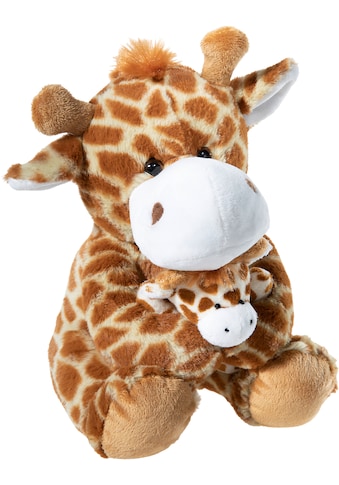 Kuscheltier »Misanimo, Giraffe mit Baby, 25 cm«