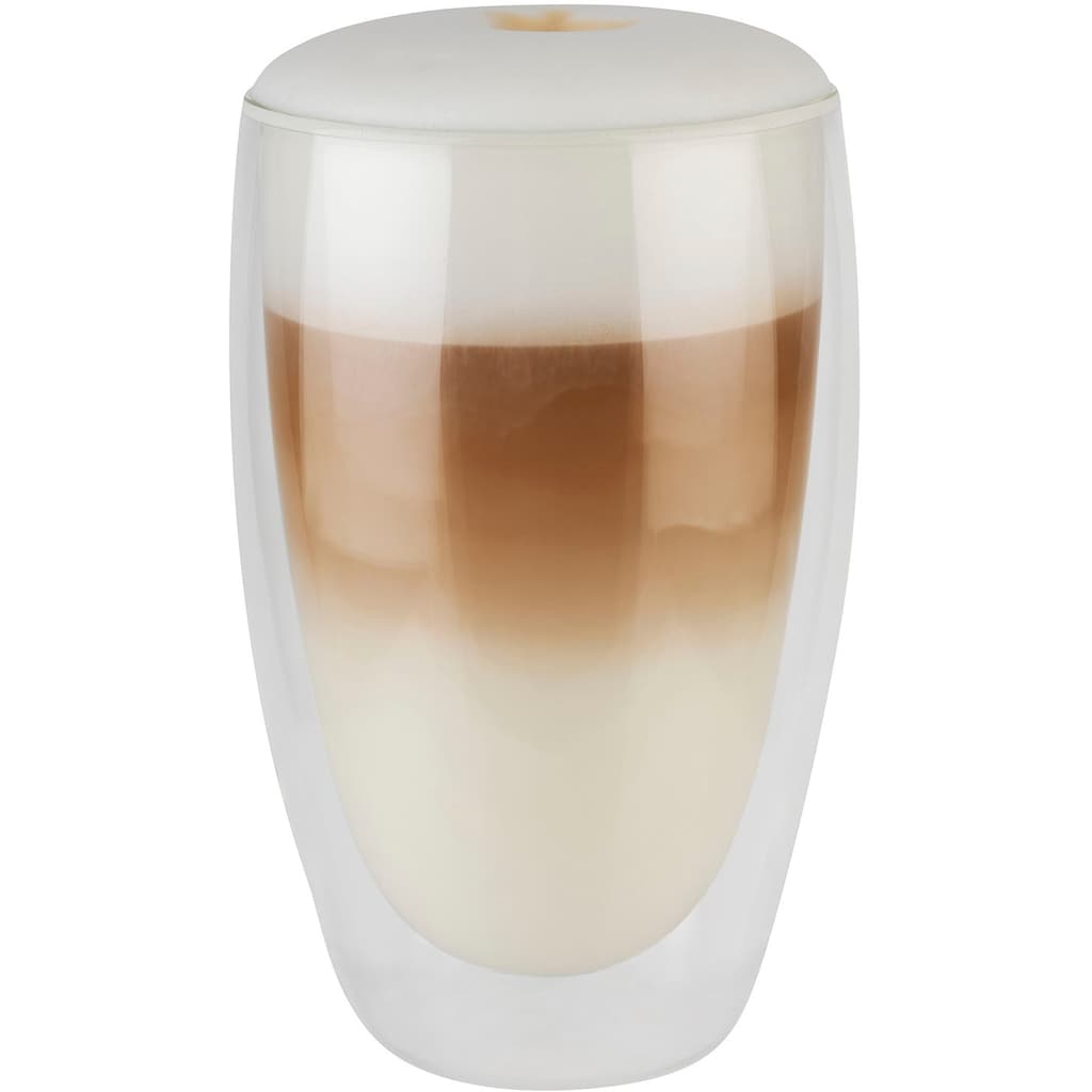 APS Latte-Macchiato-Glas »TWINZ«, (Set, 2 tlg.)