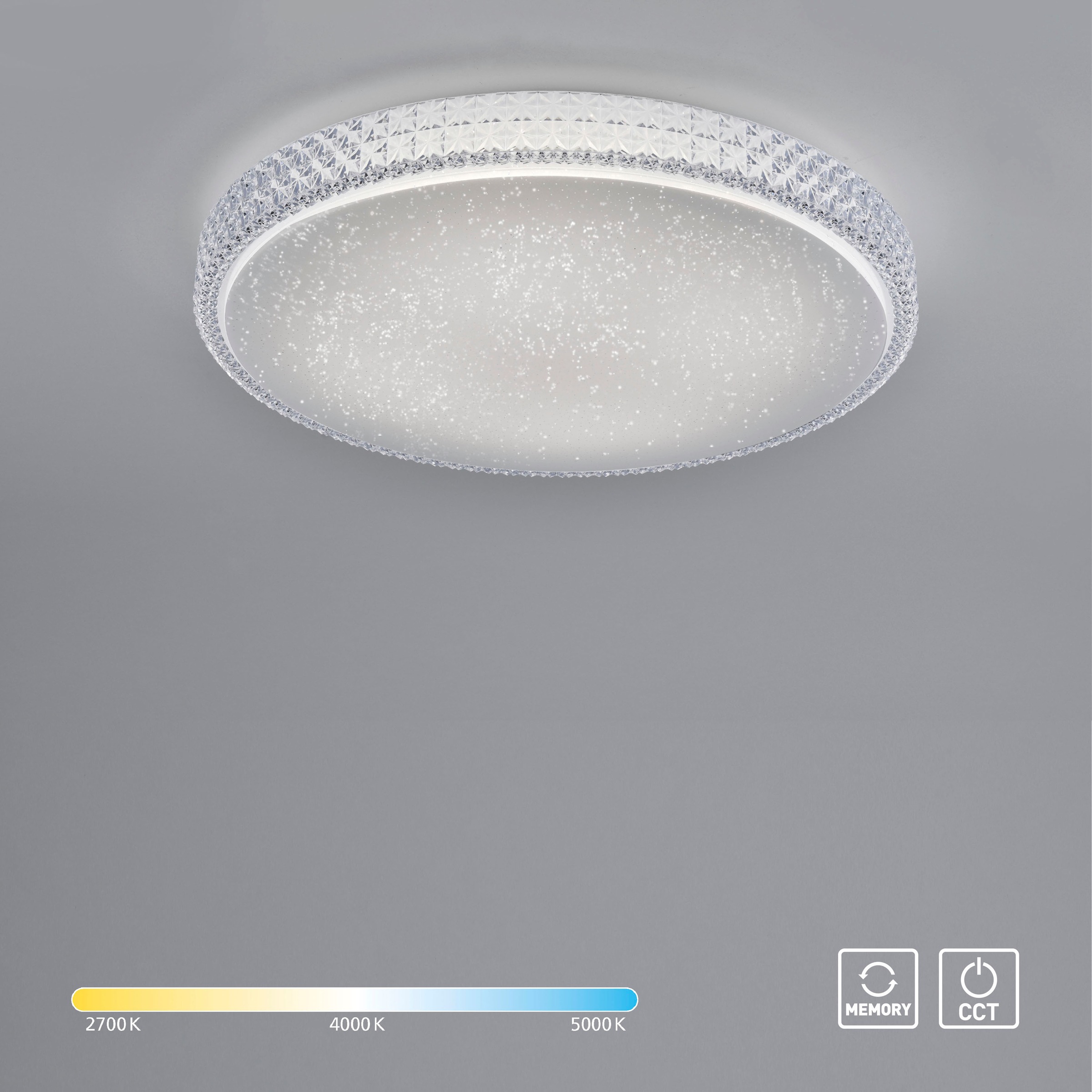 JUST LIGHT Deckenleuchte »FRIDA«, 1 flammig, Leuchtmittel LED-Board   LED f günstig online kaufen