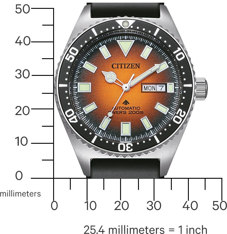 Citizen Automatikuhr »Promaster Mechanical Diver«, Armbanduhr, Herrenuhr, Damenuhr, Taucheruhr, bis 20 bar wasserdicht