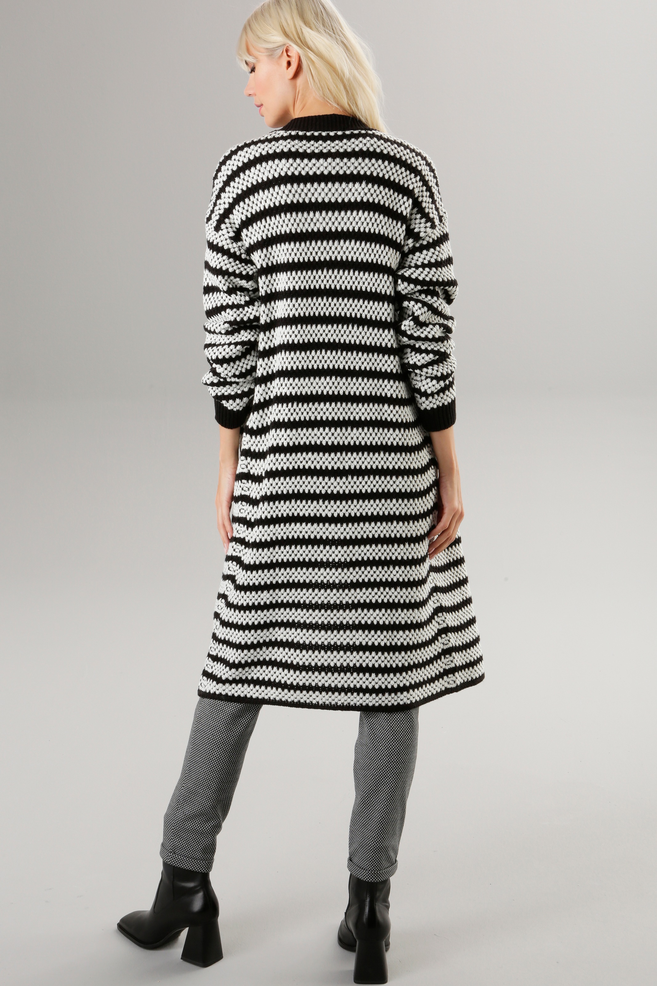 kaufen SELECTED Aniston Strickjacke, mit Streifen-Muster online