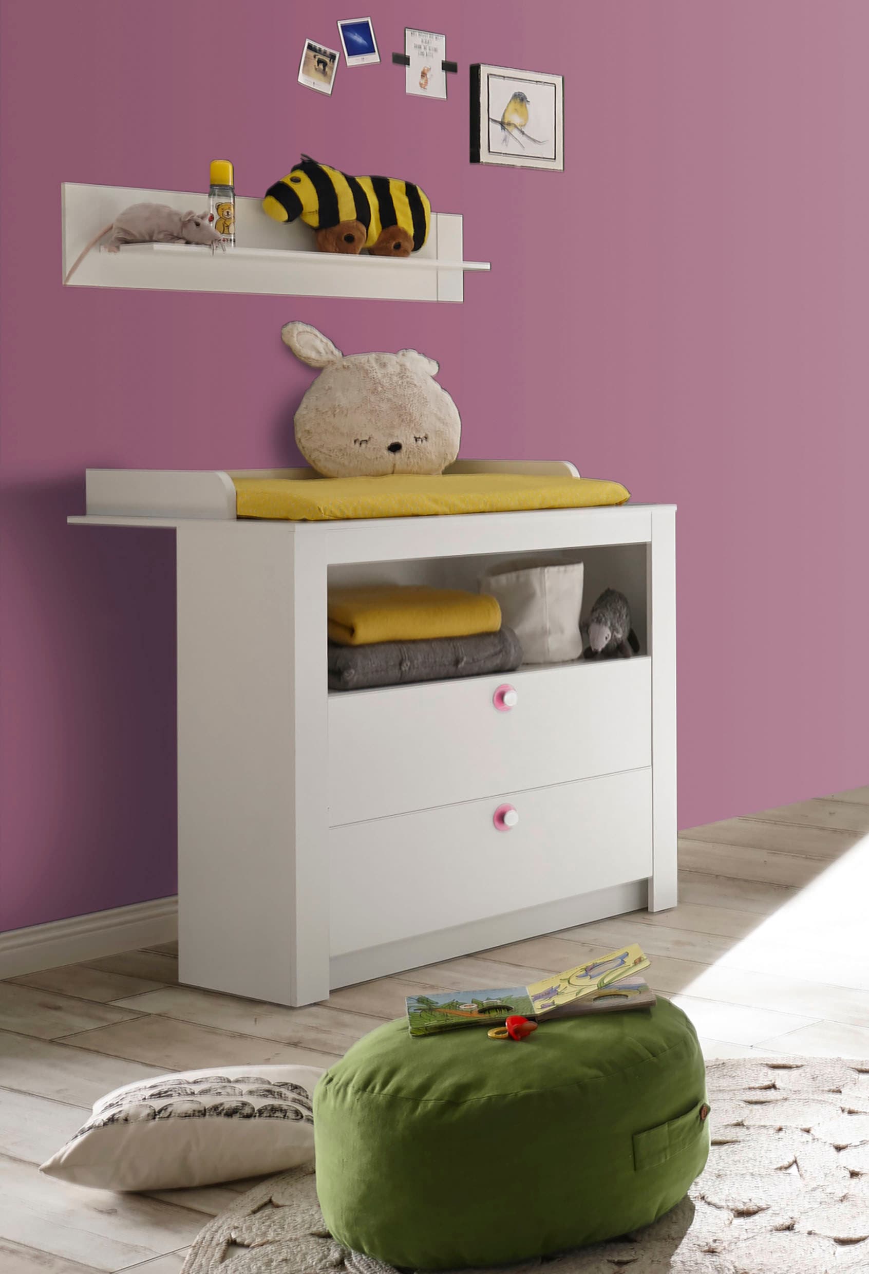 Begabino Wandboard »Paula«, weiß, Schweberegal bis 5 kg belastbar