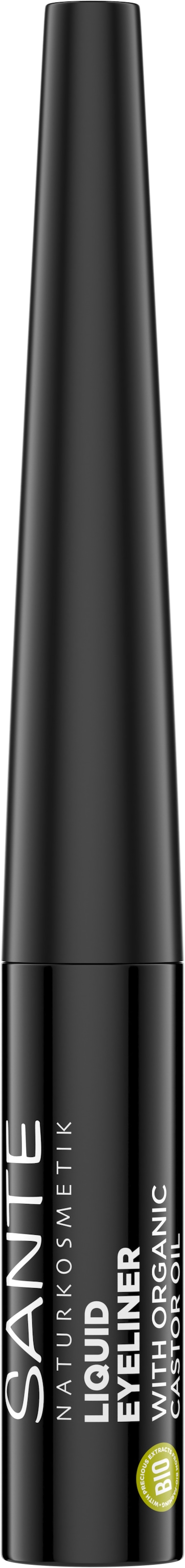 SANTE Eyeliner »Liquid Eyeliner, 01 Black« Eyeliner, mit flüssiger Textur, vegan, für präzise Lidstriche
