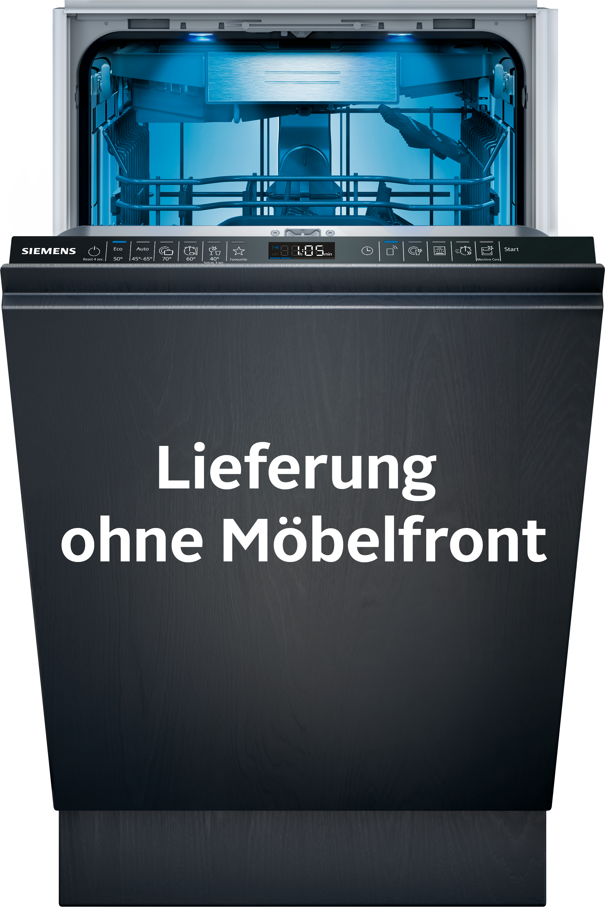 SIEMENS vollintegrierbarer Geschirrspüler iQ500 »SR65YX08ME«, 10 Maßgedecke
