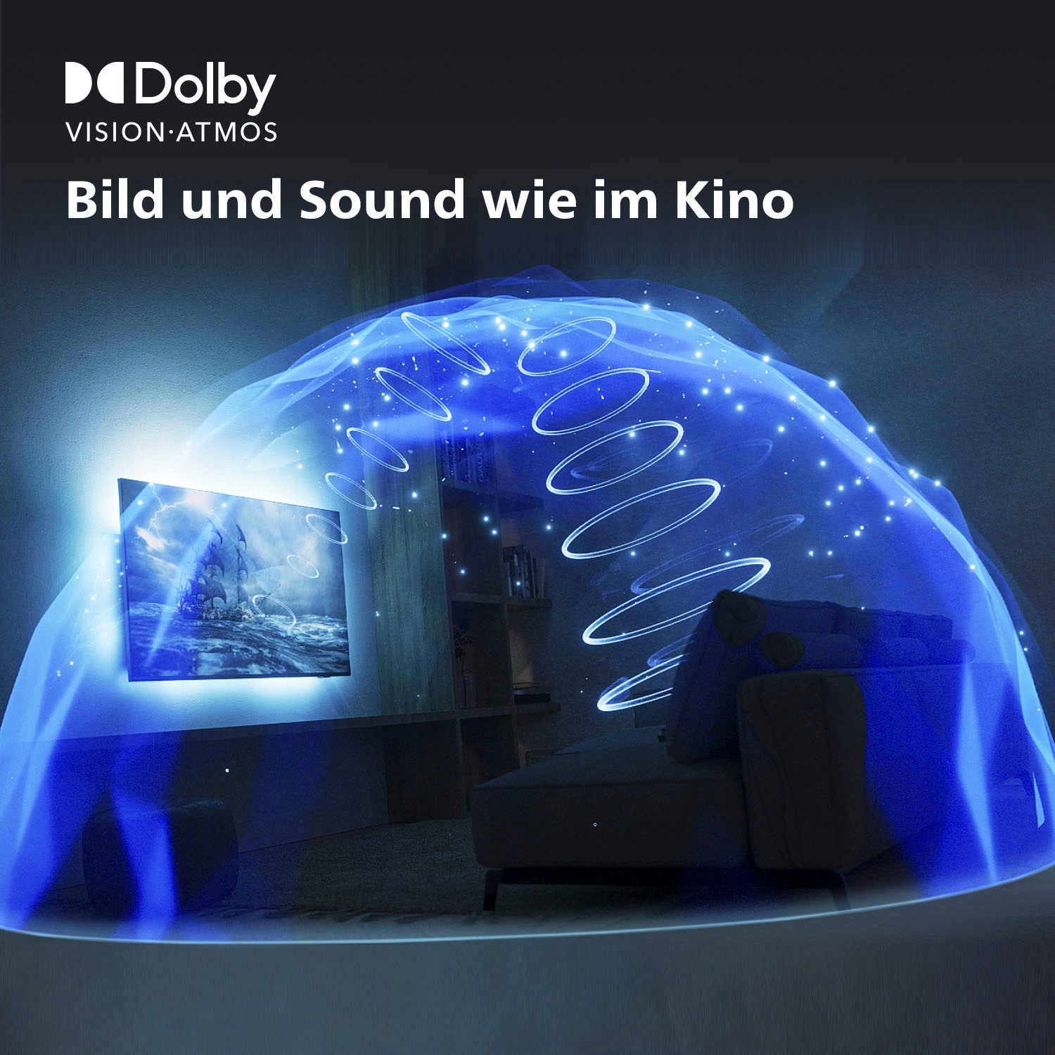Philips Mini-LED-Fernseher »75PML9008/12«, 4K Ultra HD, Smart-TV