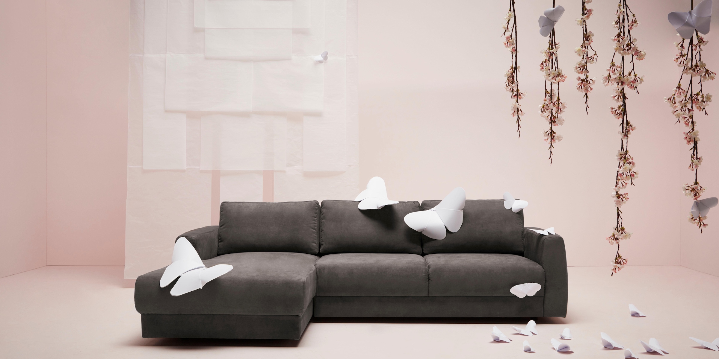 andas Ecksofa »Hobro L-Form«, in 3 Bezugsqualitäten in vielen Farben, Design by Morten Georgsen