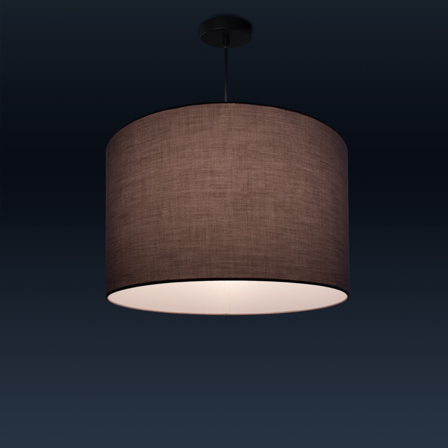 Paco Home Pendelleuchte »HUGO UNI COLOR«, 1 flammig, Leuchtmittel E27 | ohne Leuchtmittel, Deckenlampe LED Wohnzimmer Und Schlafzimmer, Unifarben, Deko E27