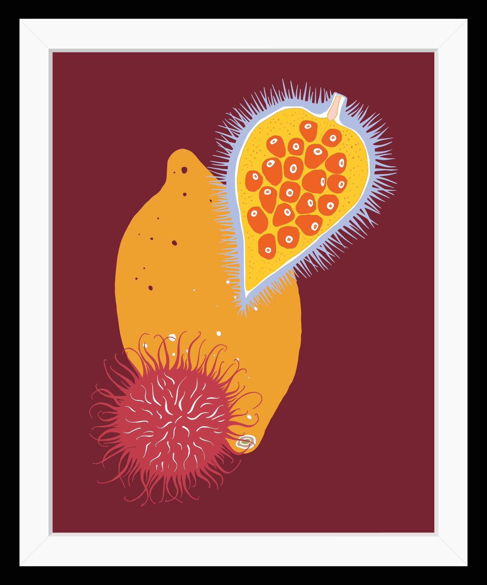 queence Bild »June«, Obst-Obst Bilder-Kunst-Lebensmittel, HD Premium Poster günstig online kaufen