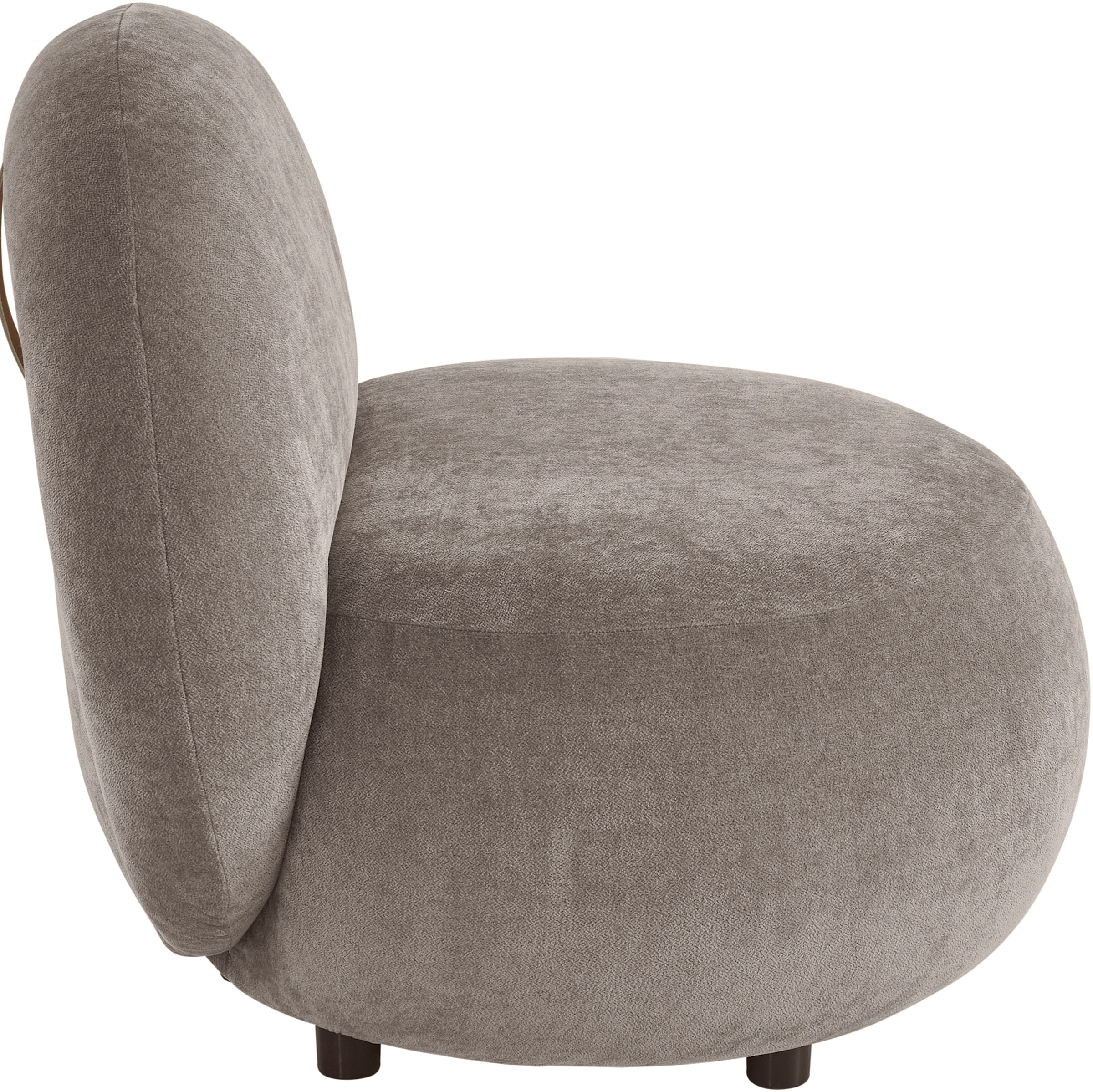 s.Oliver Sessel »Bennid, moderner Designsessel mit Lederriemen, softes Design« hochwertig, zum Wohlfühlen in Luxus-Microfaser/Struktur oder in Bouclé