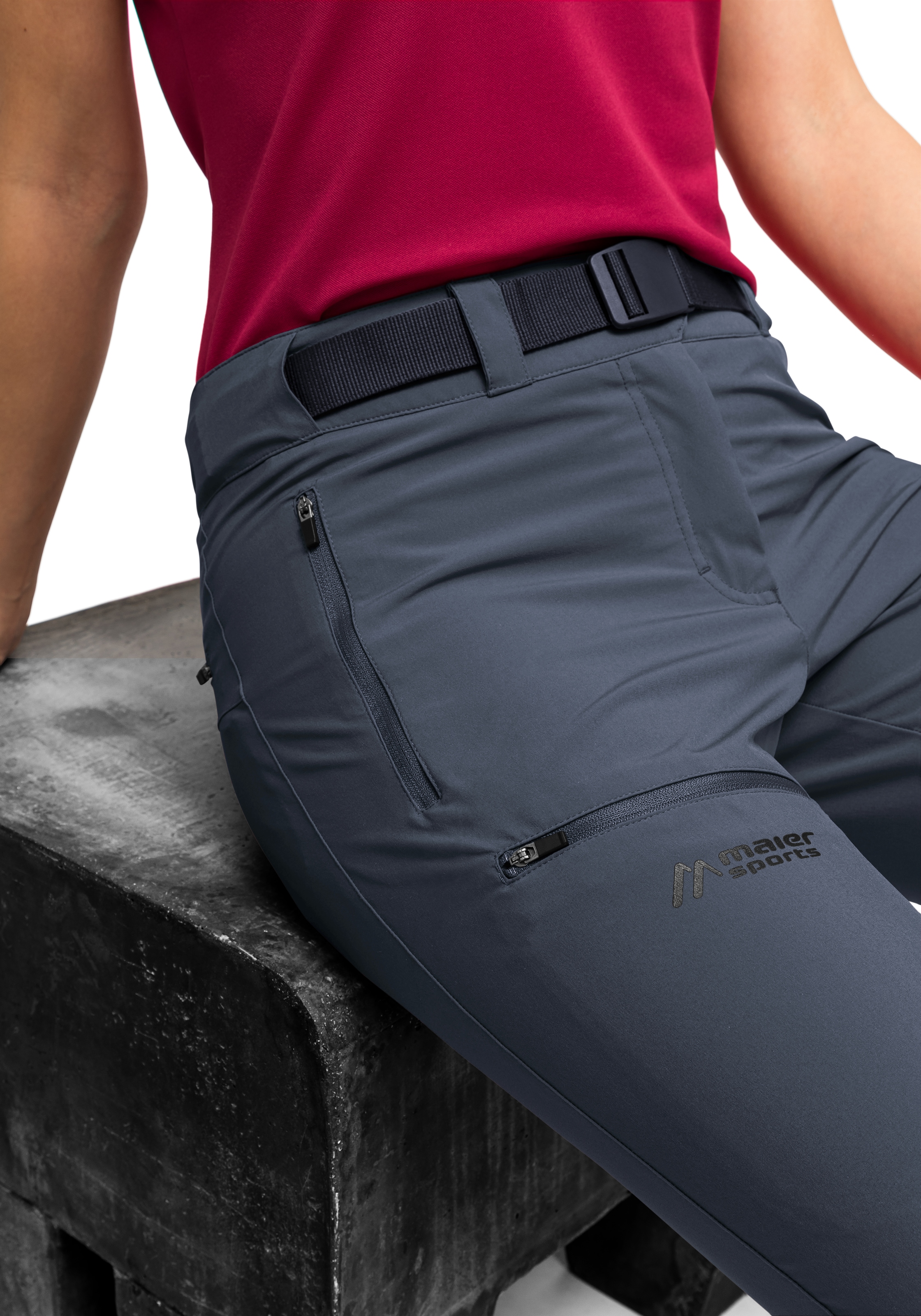 Maier Sports Funktionsshorts »Latit Capri W«, Nachhaltige Outdoor-Capri mit dryprotec Technologie