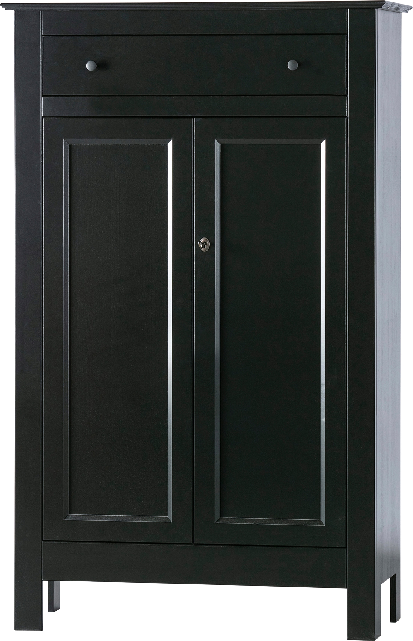 WOOOD Stauraumschrank »Eva«, glatt geschliffene Kiefernholz, H 150 cm x B 93 cm