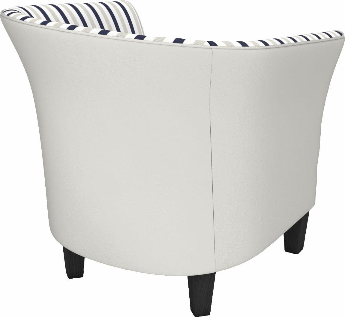 Max Winzer® Cocktailsessel »Luisa, Loungesessel«, in runder Form, zum Selbstgestalten