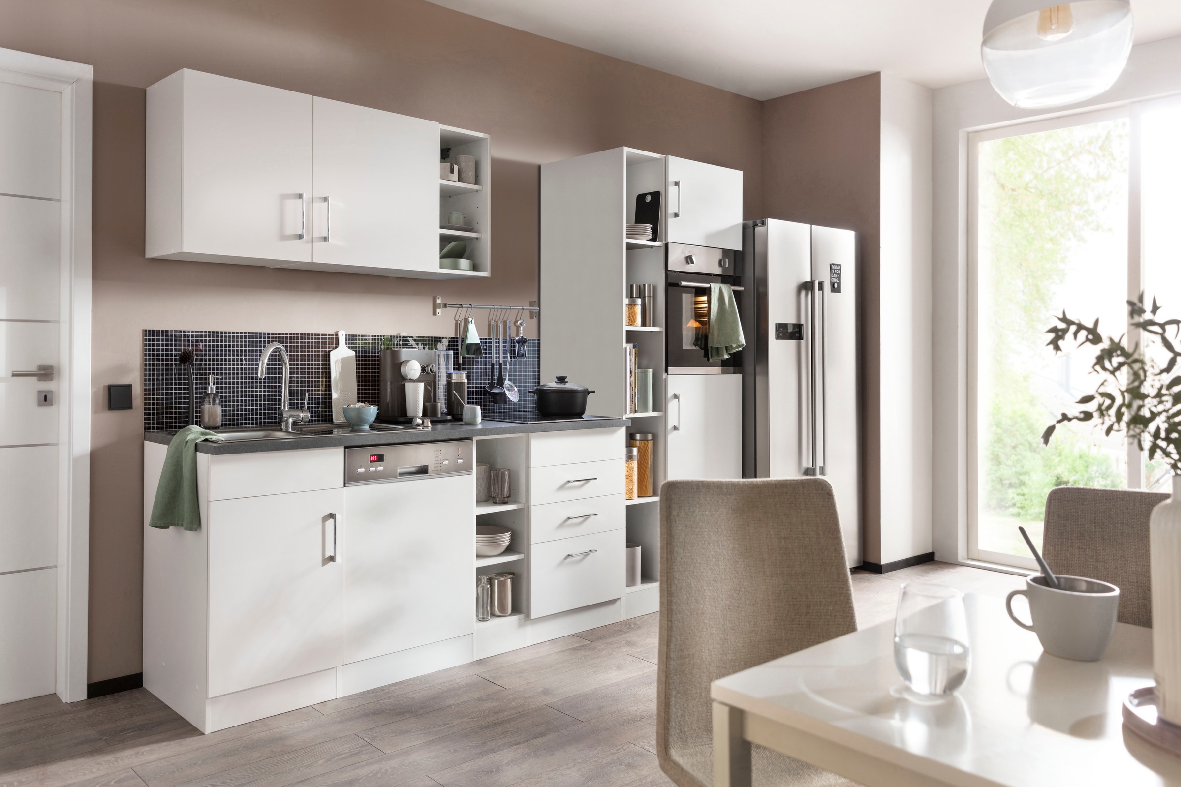 KOCHSTATION Küchenzeile »KS-Paris – Küchen mit einzigartigen Fotomotiven au günstig online kaufen