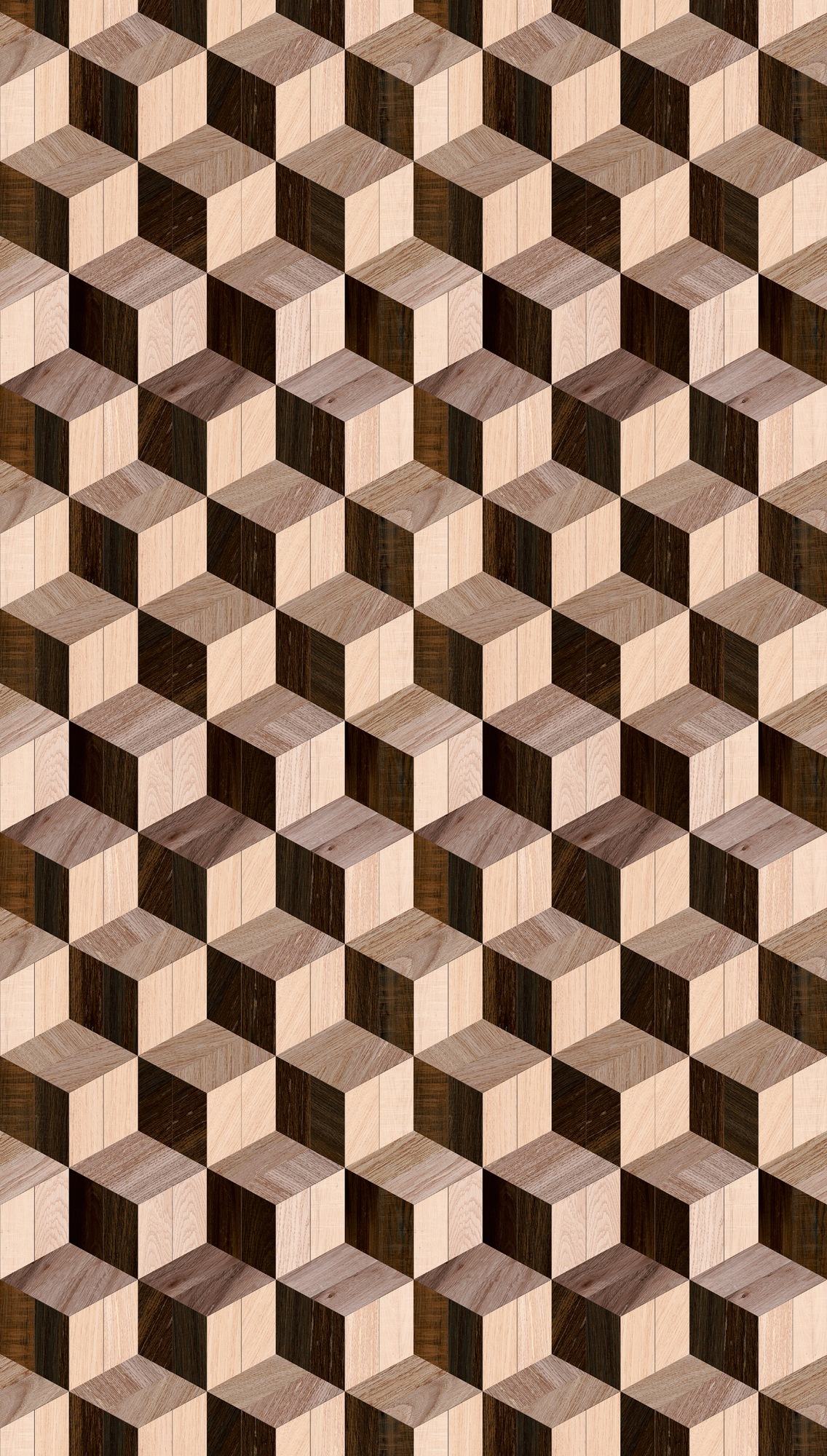 living walls Fototapete »THE WALL III 3D Optik Tapete Motivtapete Grafik 3D«, matt, Vliestapete geometrisch für Schlafzimmer Küche Wohnzimmer 3D Optik