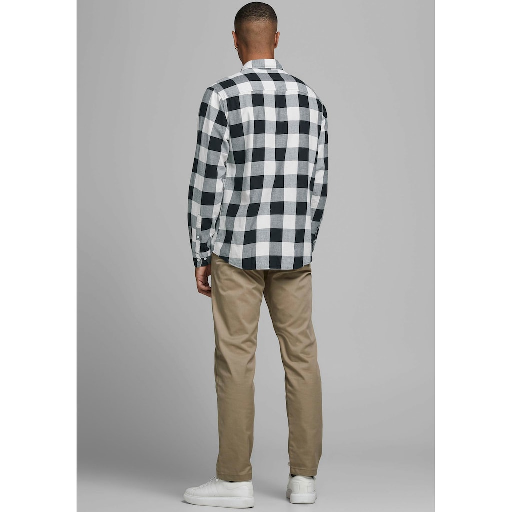 Jack & Jones Karohemd »JJ JJEGINGHAM TWILL SHIRT L/«