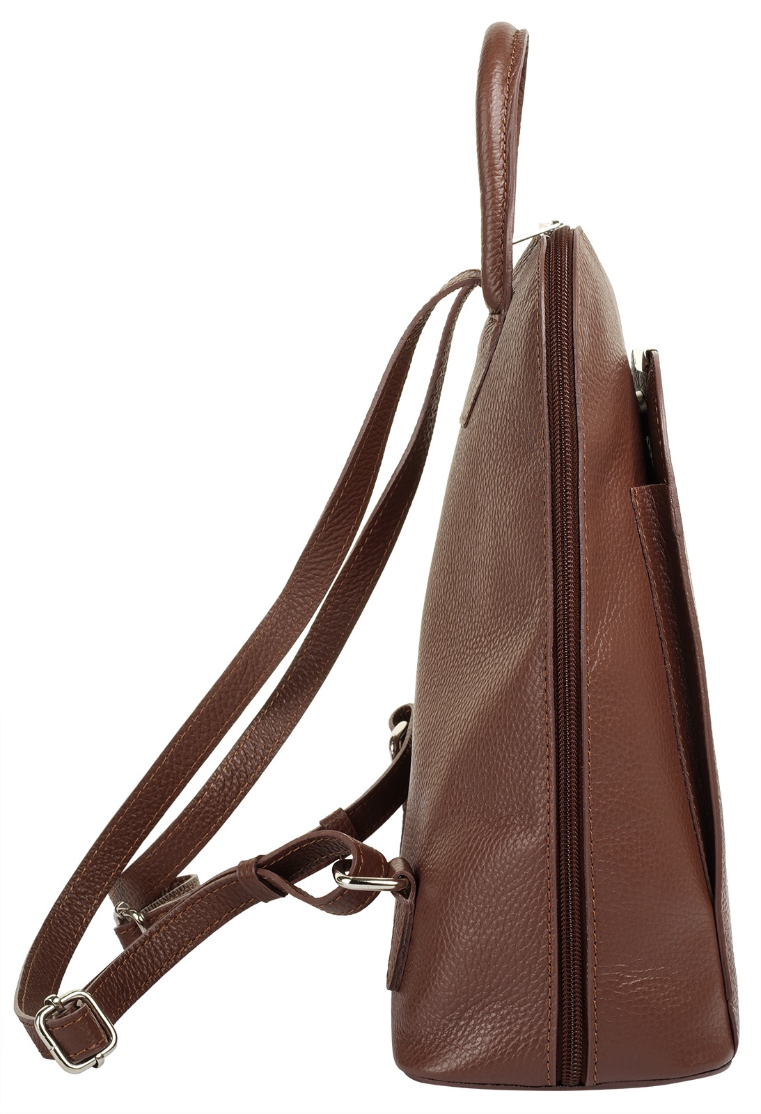 Cluty Cityrucksack, echt Leder, Made in Italy