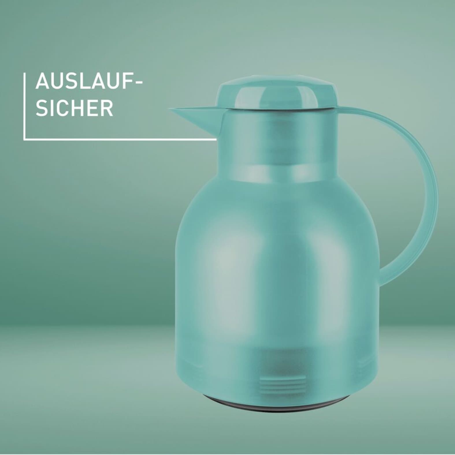Emsa Isolierkanne »Samba«, 1 l, zeitloses Design, einfacher Knopfdruck, 24h kalt, 12h warm