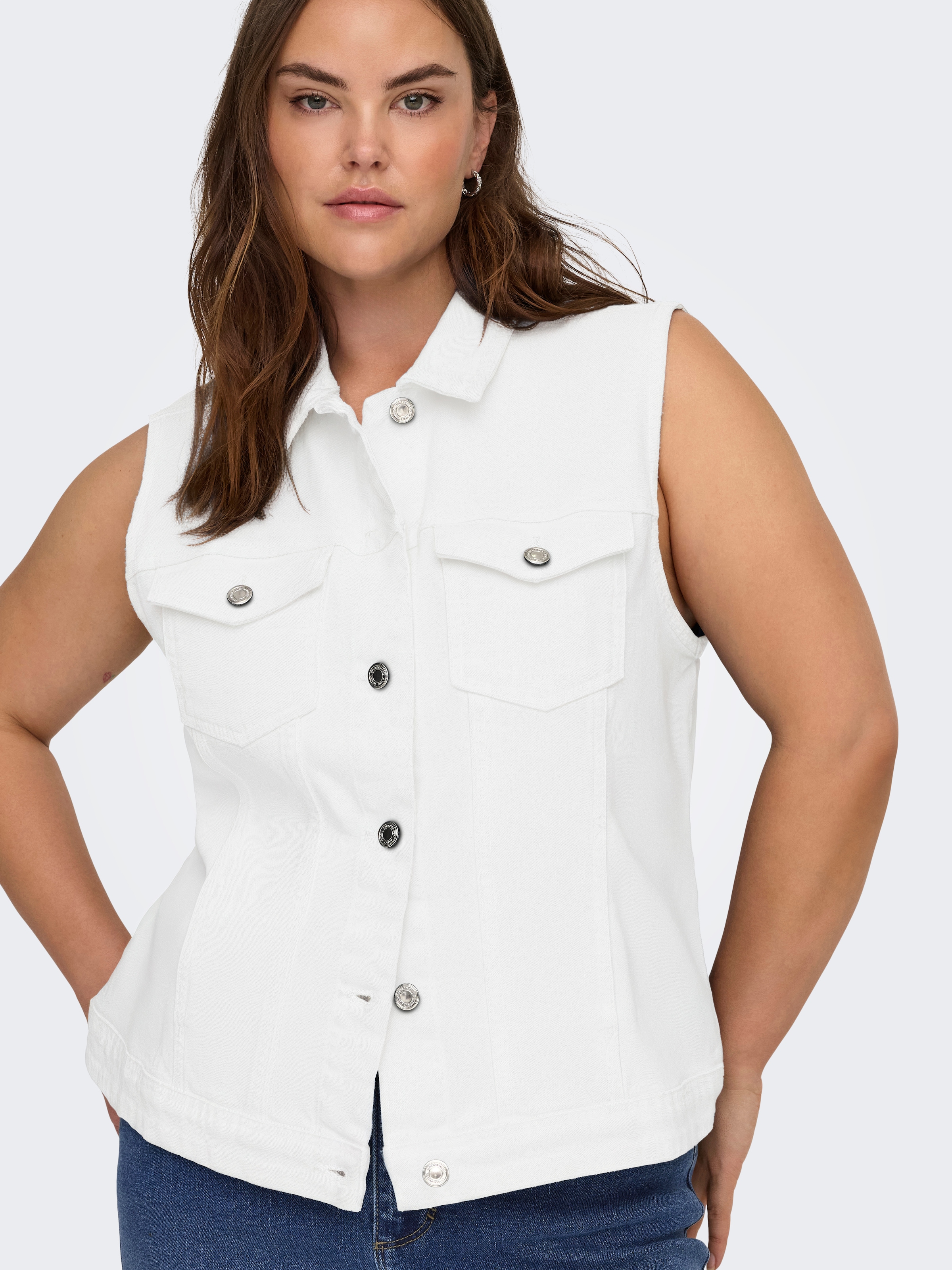 ONLY CARMAKOMA Jeansweste »CARWESPA WEST DNM  PIM619 NOOS«