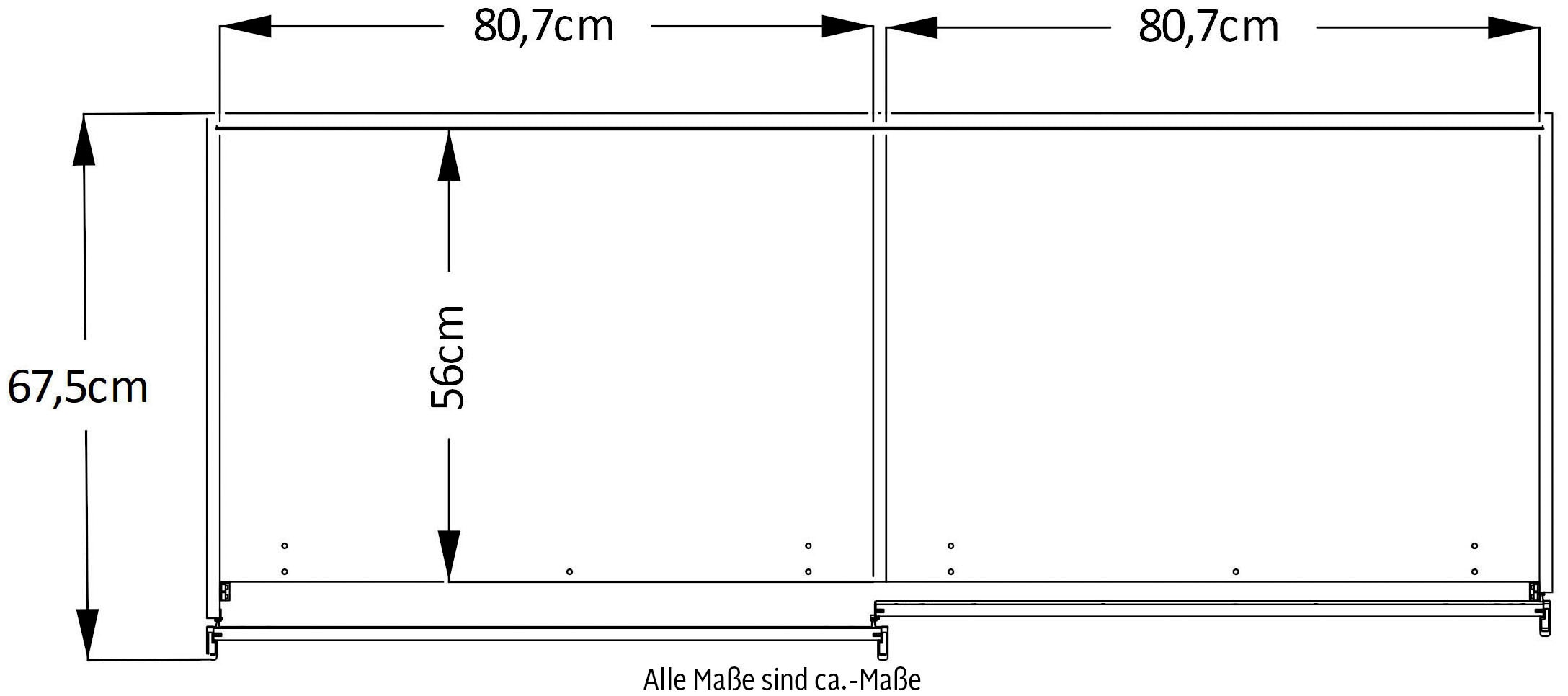 STAUD Schwebetürenschrank »Sonate Lucca, Made in Germany« Mit vier verschiedenen Ausstattungsvarianten