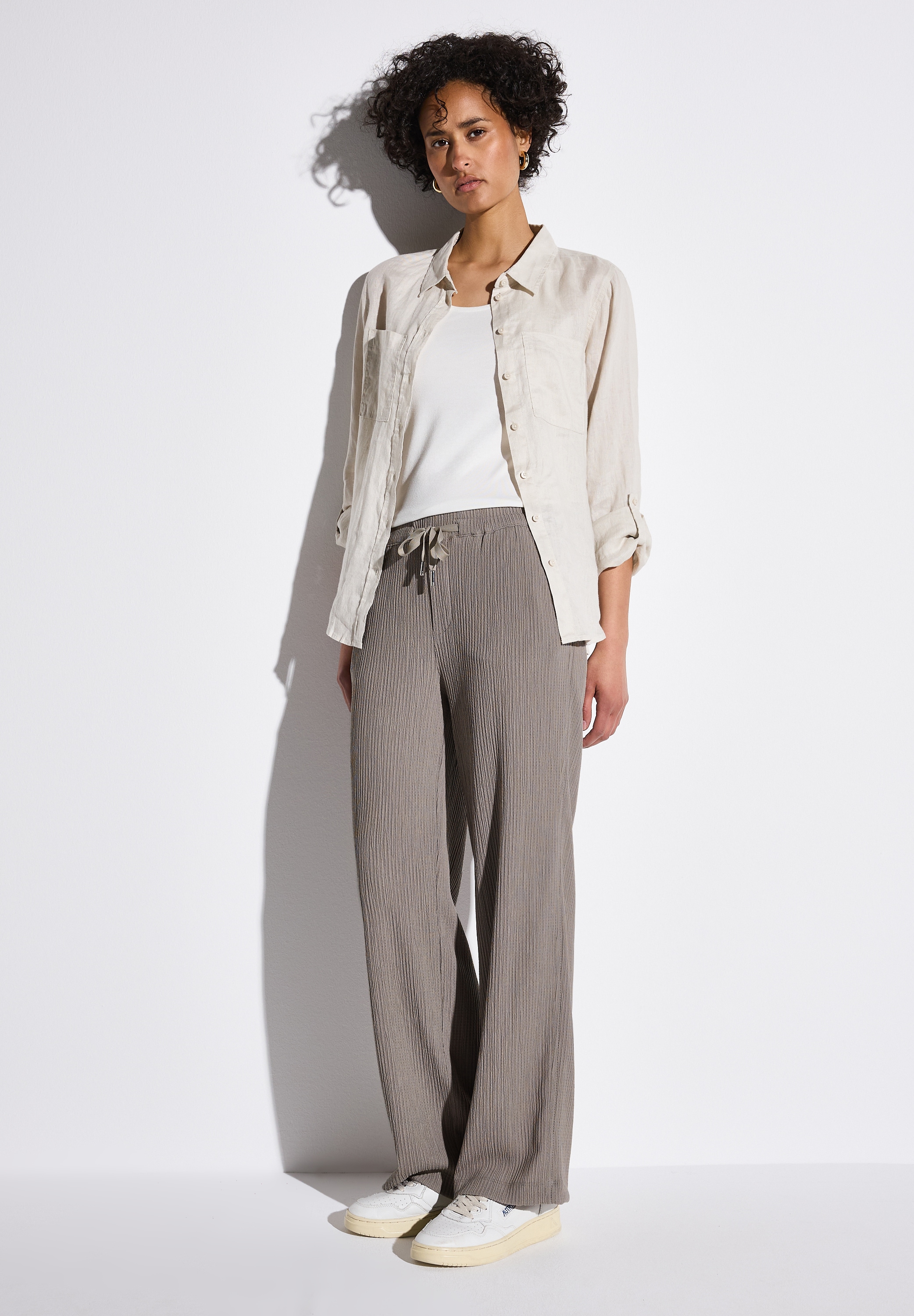 STREET ONE Stoffhose  Sommerhose mit Struktur