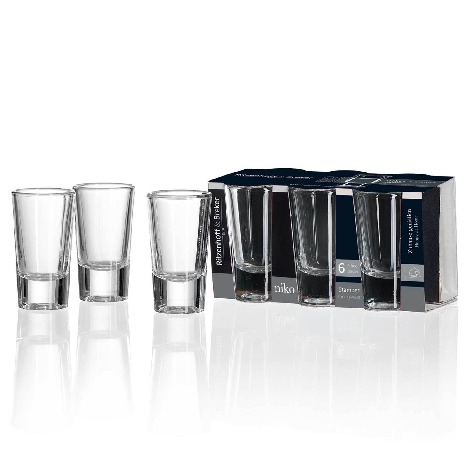 Ritzenhoff & Breker Schnapsglas »Schnapsgläser Niko 30 ml 6er Set transpare günstig online kaufen