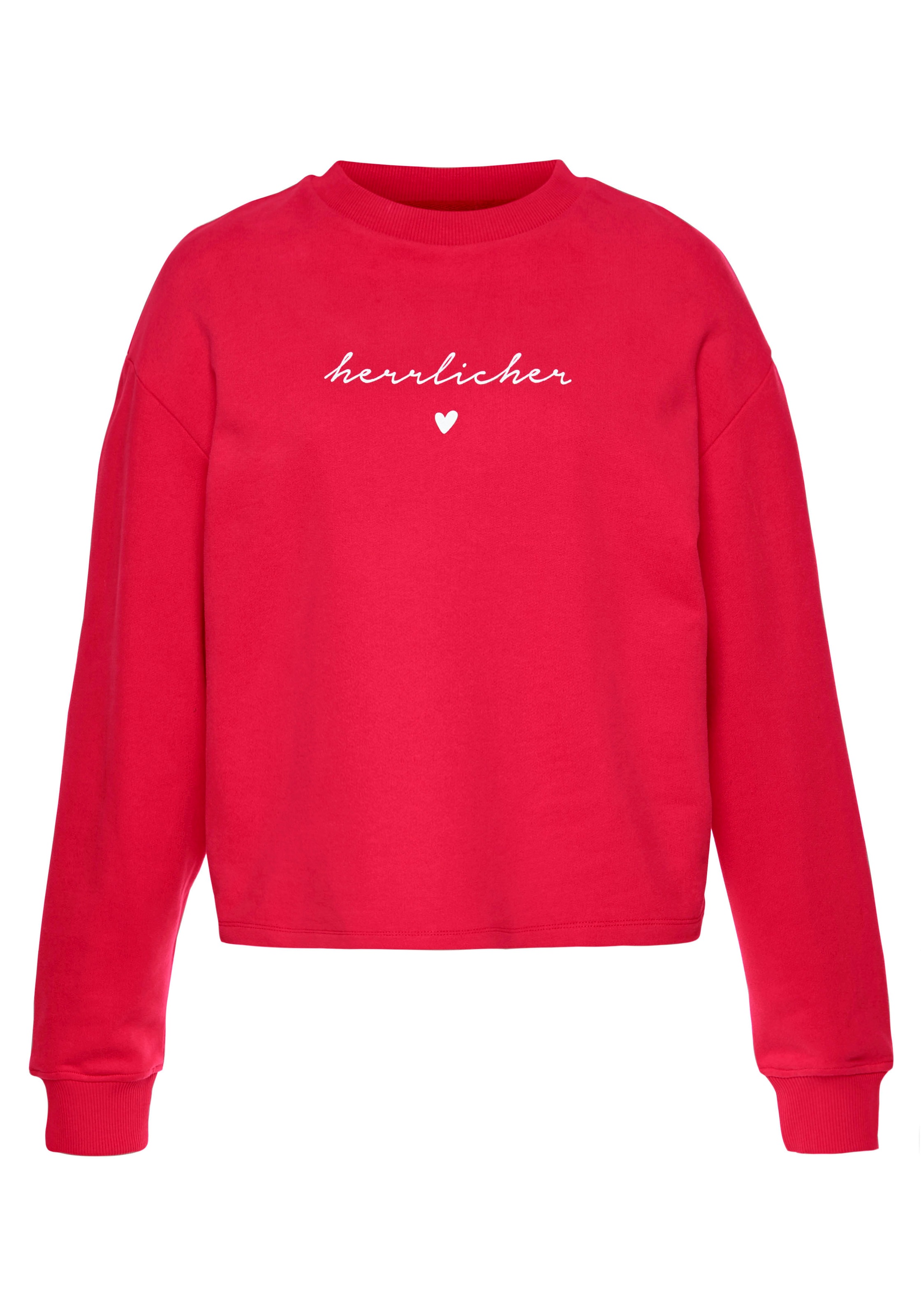Herrlicher Sweatshirt »OTINA«, mit Herrlicher Logo-Statement-Print
