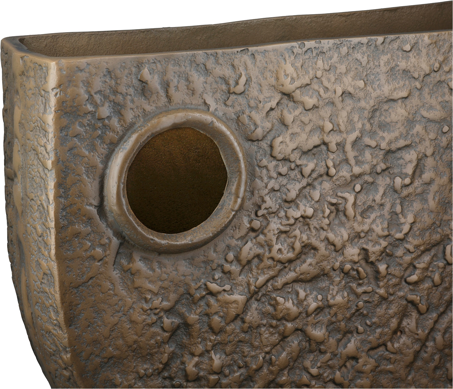 GILDE Tischvase »Vase Purton braun H. 26 cm« Dekovase, Purton, Filzboden, Tischdekoration, stilvoll, hochwertig