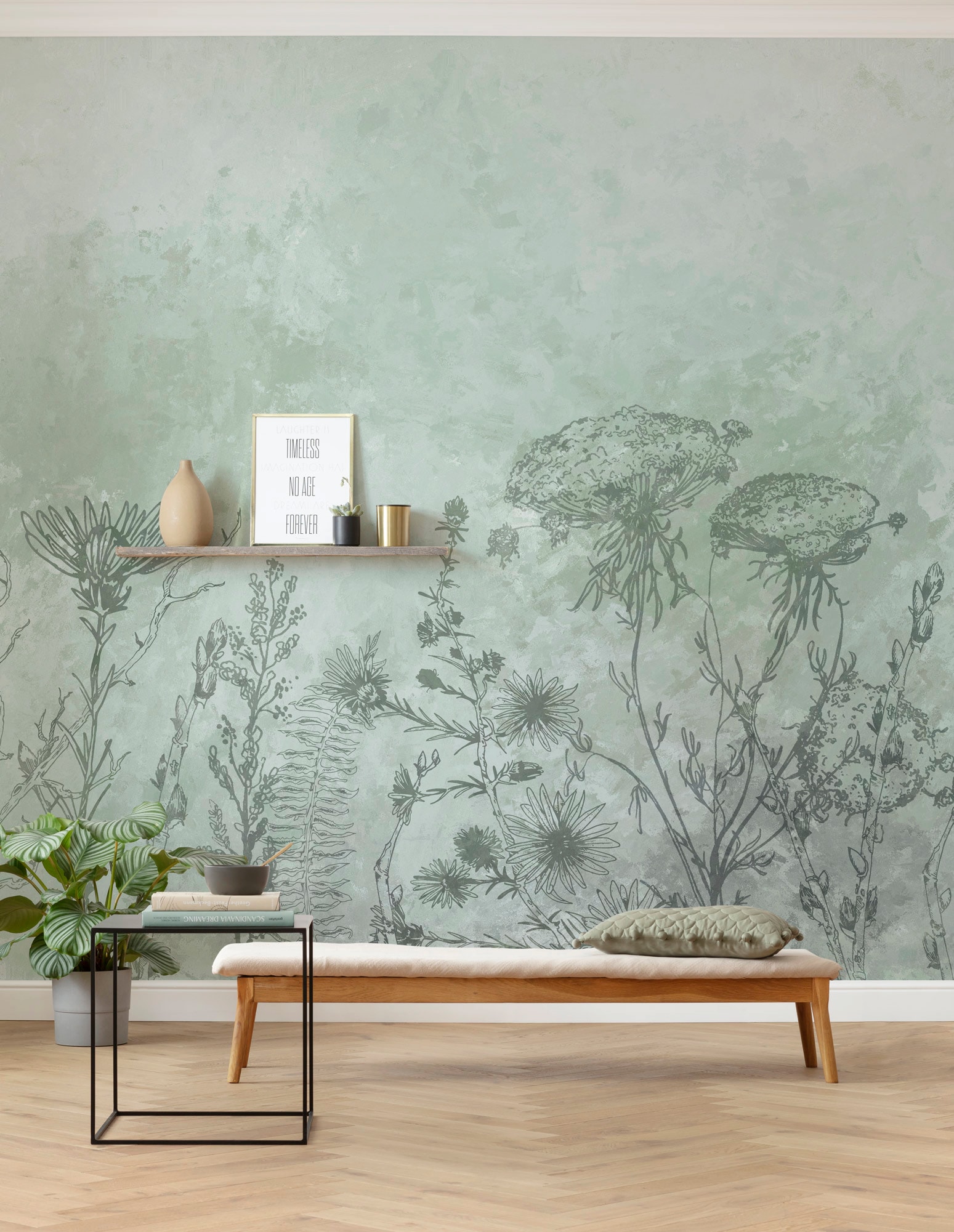 Komar Vliestapete »Digitaldruck Vlies - Whiff - Größe 300 x 280 cm«, bedruckt, Wohnzimmer, Schlafzimmer