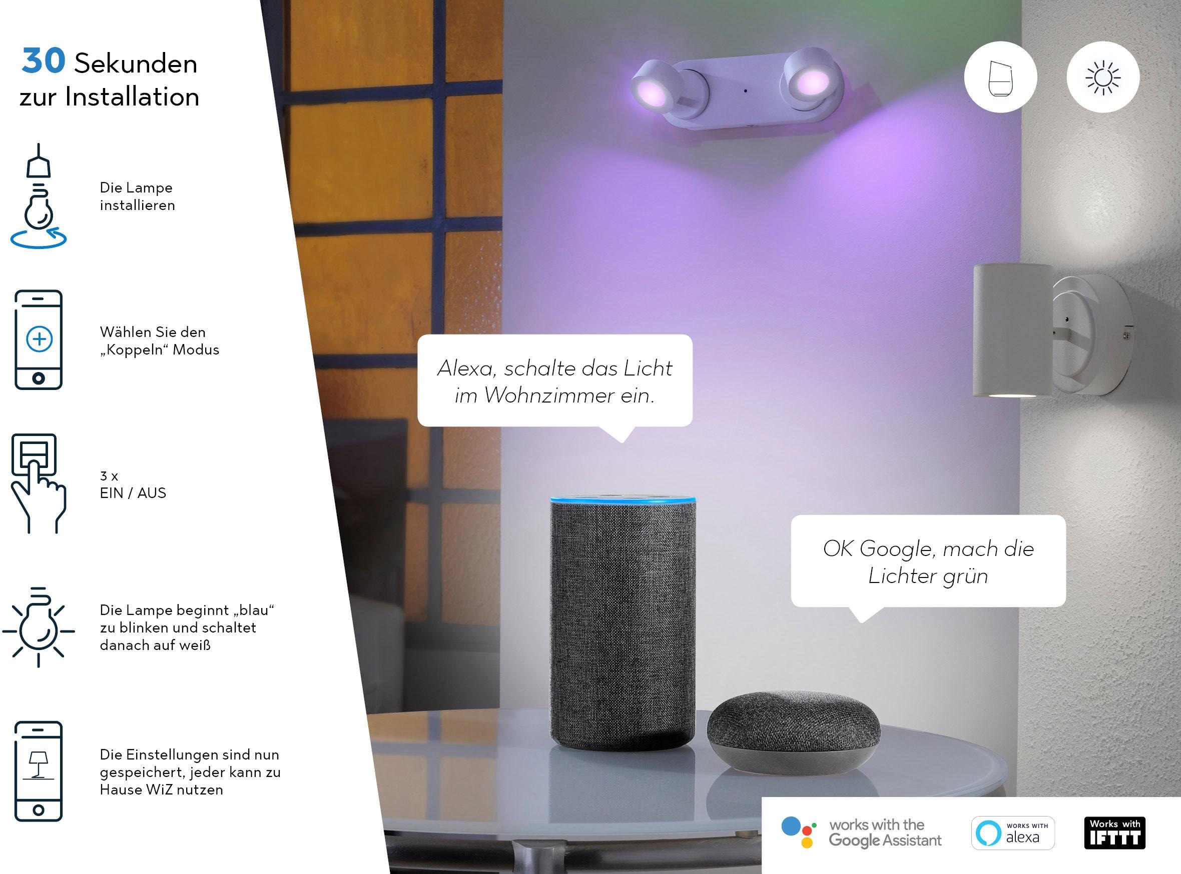 Mit Smart LED Leuchten WiZ- Deckenleuchte »CHARLY«, flammig-flammig, eine bestellen Home Lösung online Technologie 1 TRIO für moderne