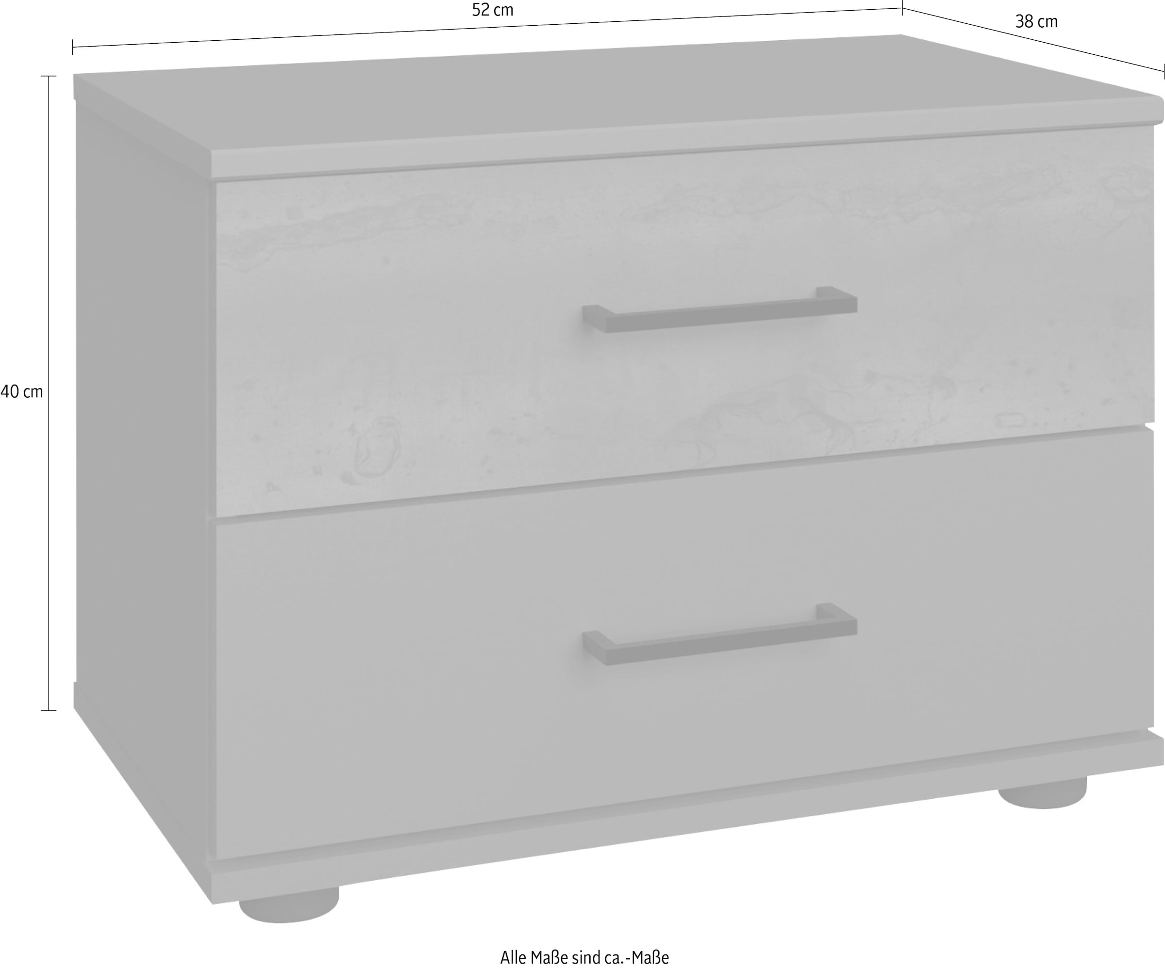 Wimex Nachtkommode »Kopenhagen« in 2 Höhen